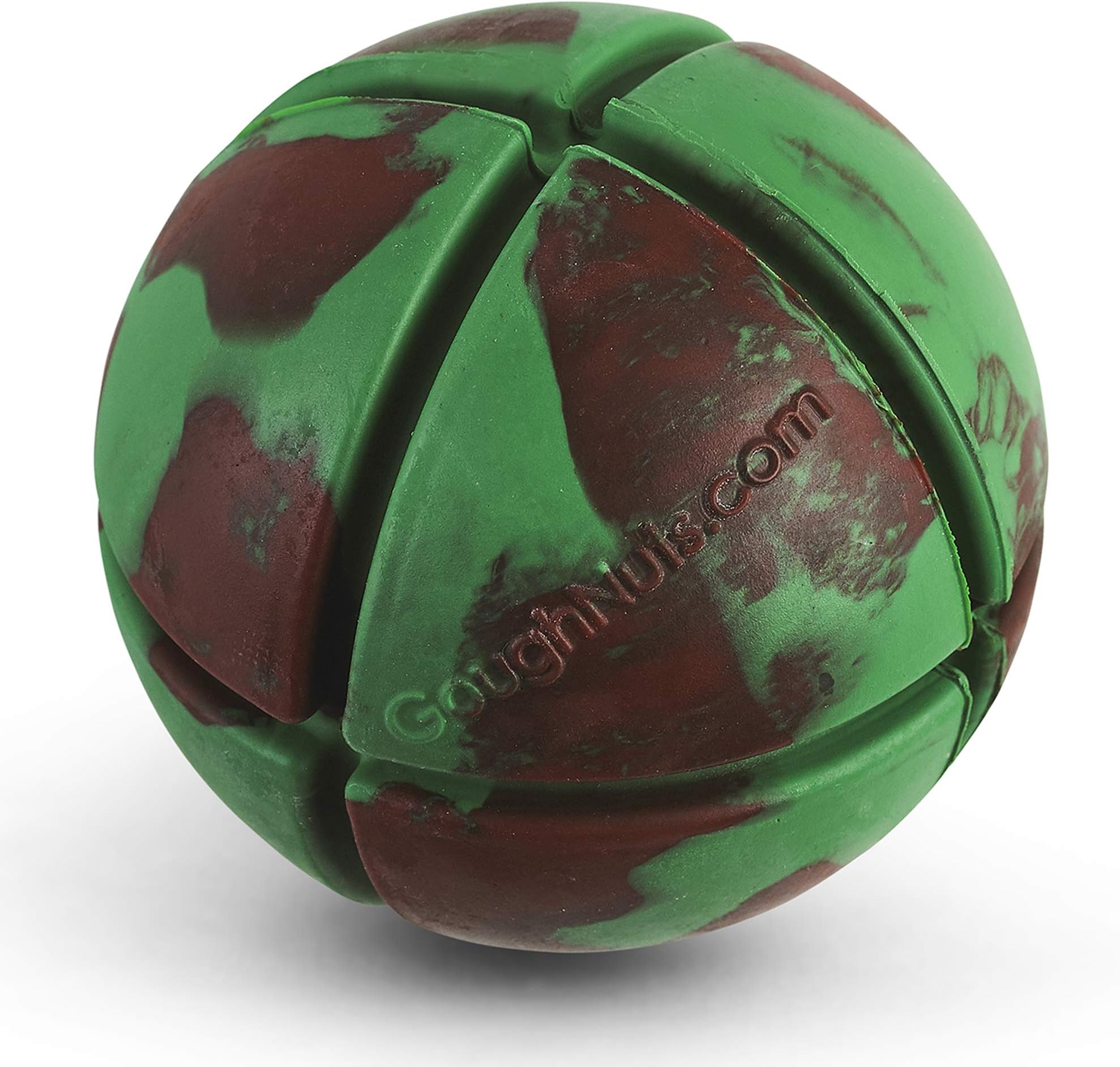 Goughnut Green Ball Rubber Dog Chew Toy