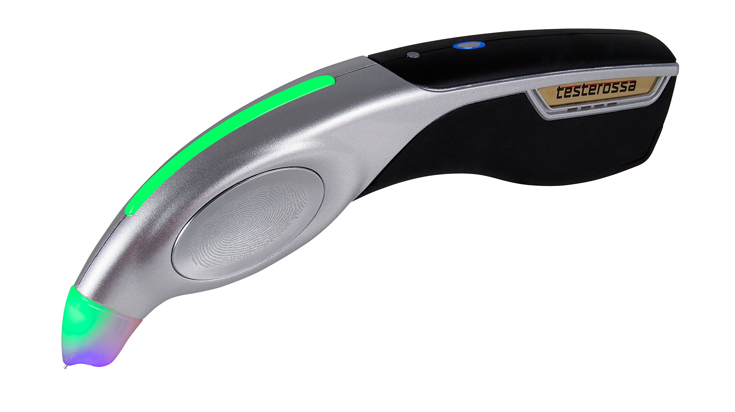 GemOro Testerossa Talking Diamond, Moissanite & White Sapphire Tester, Silver