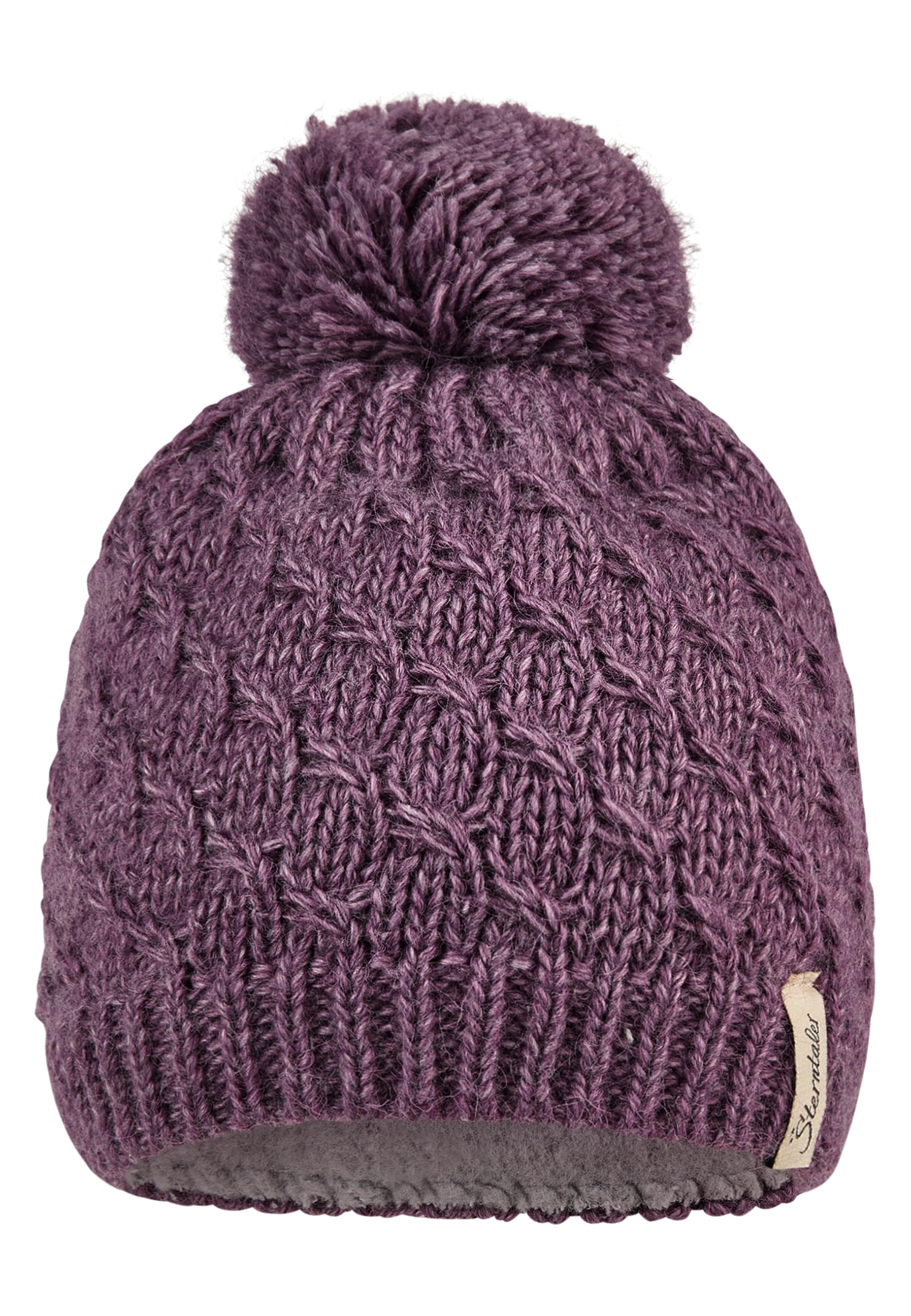 Sterntaler Mädchen Beanie-Mütze Bommelmütze Meliert