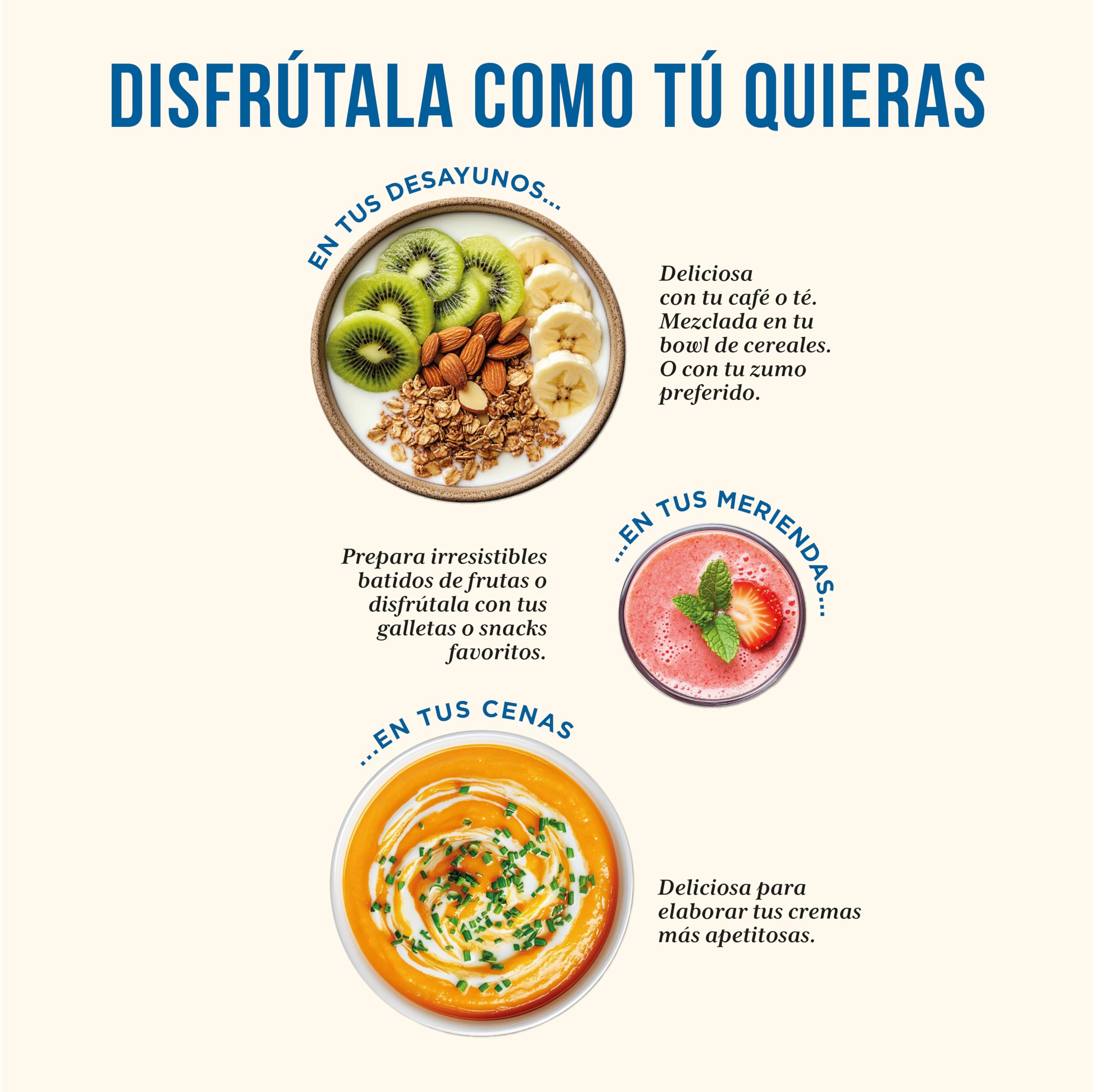El Almendro Bebidas vegetales zero azúcares sin gluten 6x1 L Pack 6 Unidades