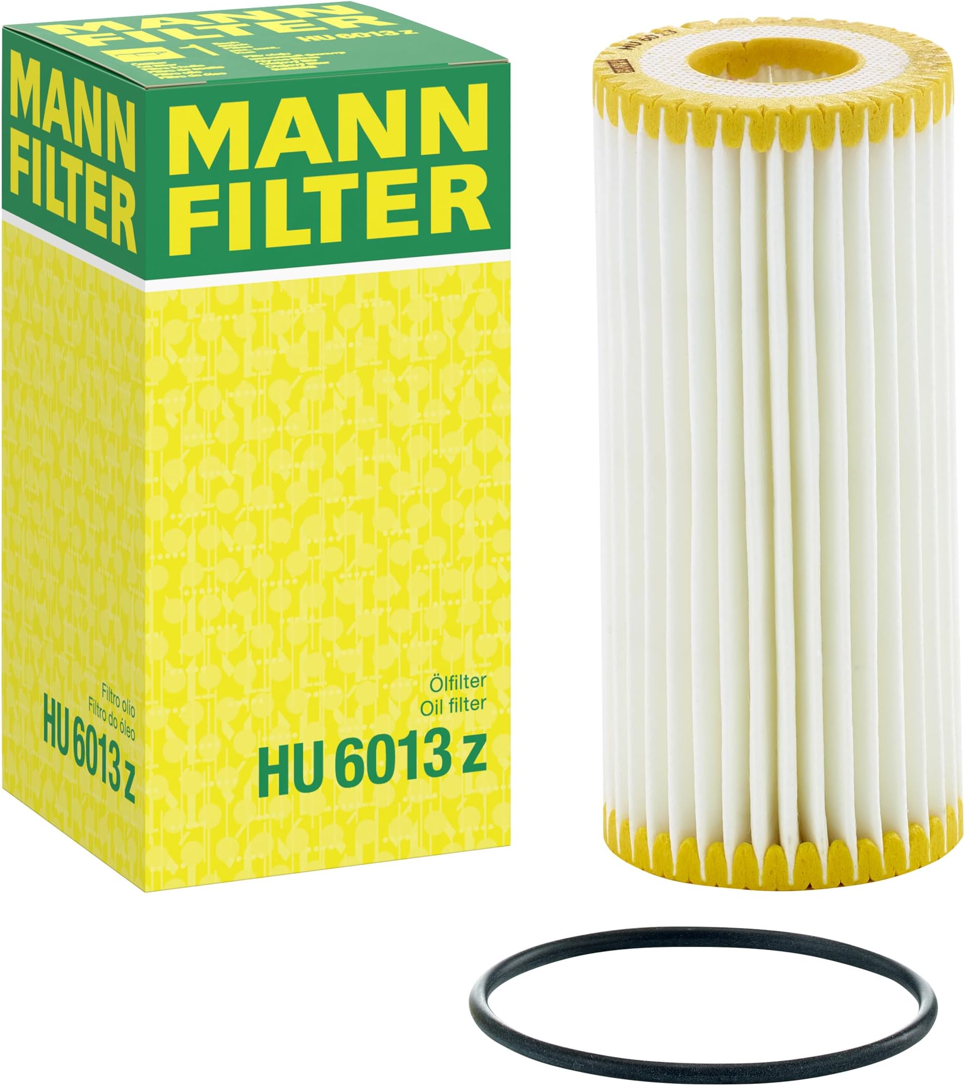 Mann Filter Original MANN-FILTER Oil Filter HU 6013 Z – Oil Filter Set with Gasket/Gasket Set – For Passenger Cars