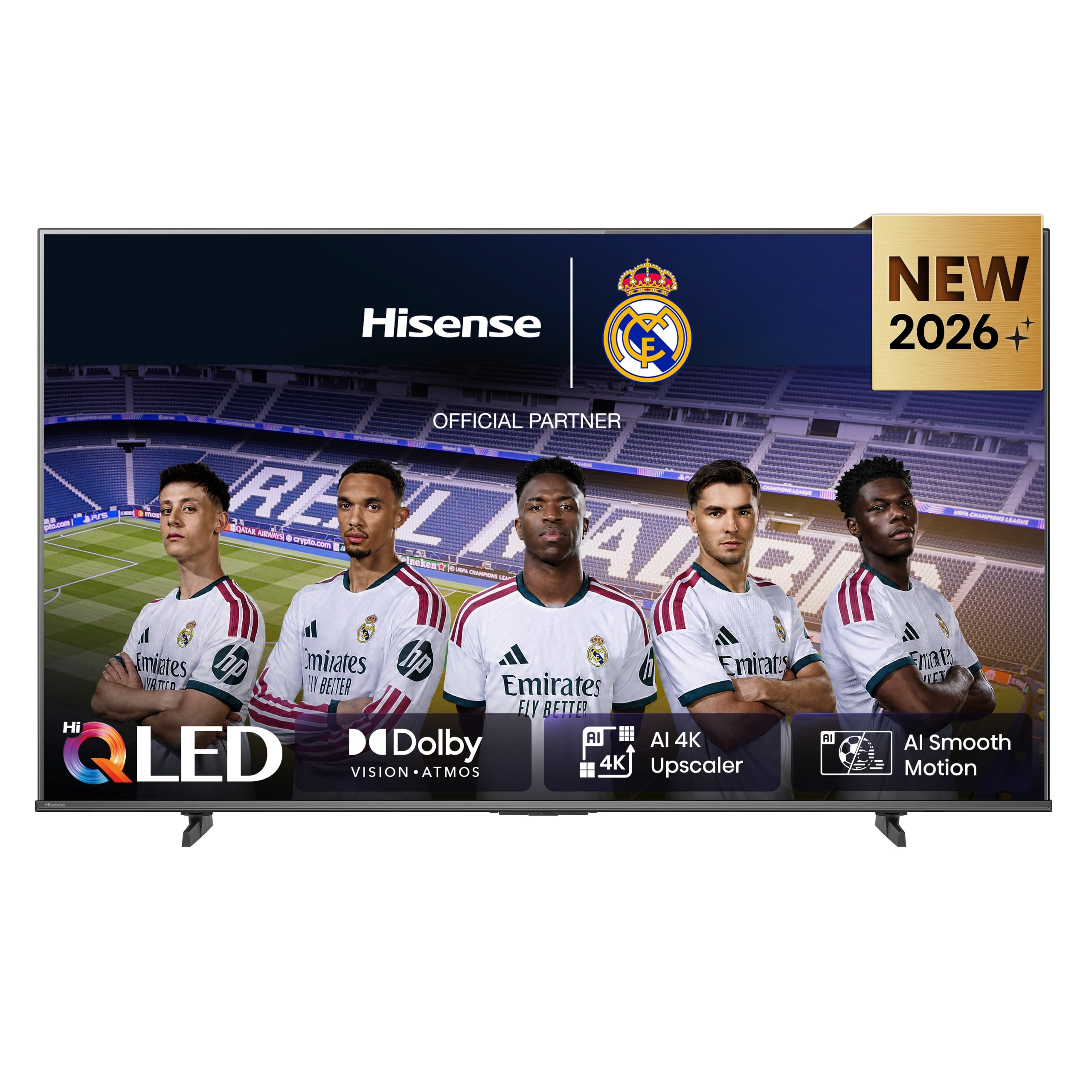 Hisense 50E7S – Hi-QLED Smart TV 50 Pulgadas, Hi-QLED Color, Dolby Vision.Atmos, Escalador IA 4K, Smooth Motion IA, Modo Juego Plus, Dolby Vision IQ, HDR10+Adaptive