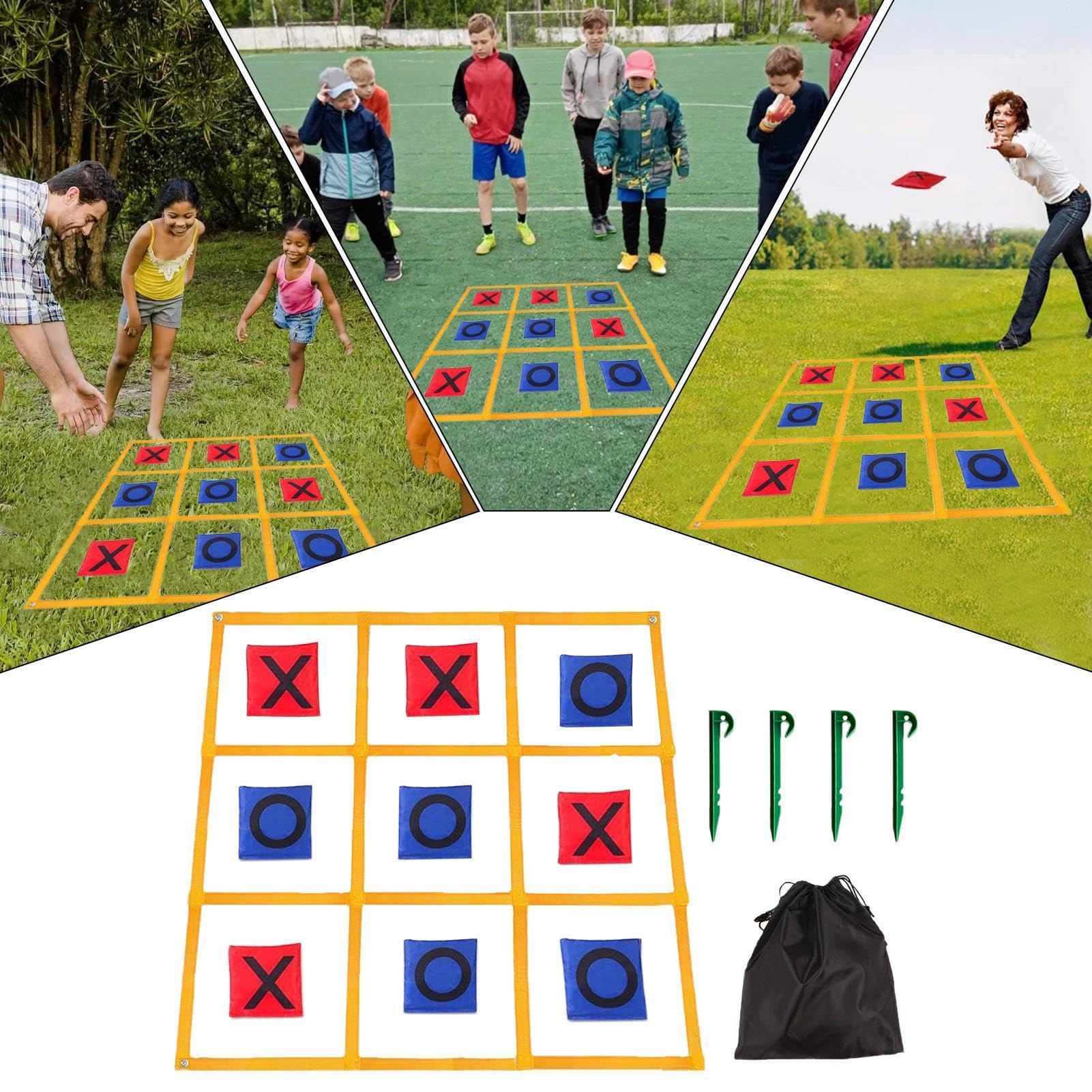 Gra Rzucania Workami Na Świeżym Powietrzu Zabawny Interaktywny Cornhole | Zestaw Do Gry Plenerowej W Rzucanie Wewnątrz i na zewnątrz, ogród, plaża, kemping, piknik, impreza, dla całej rod