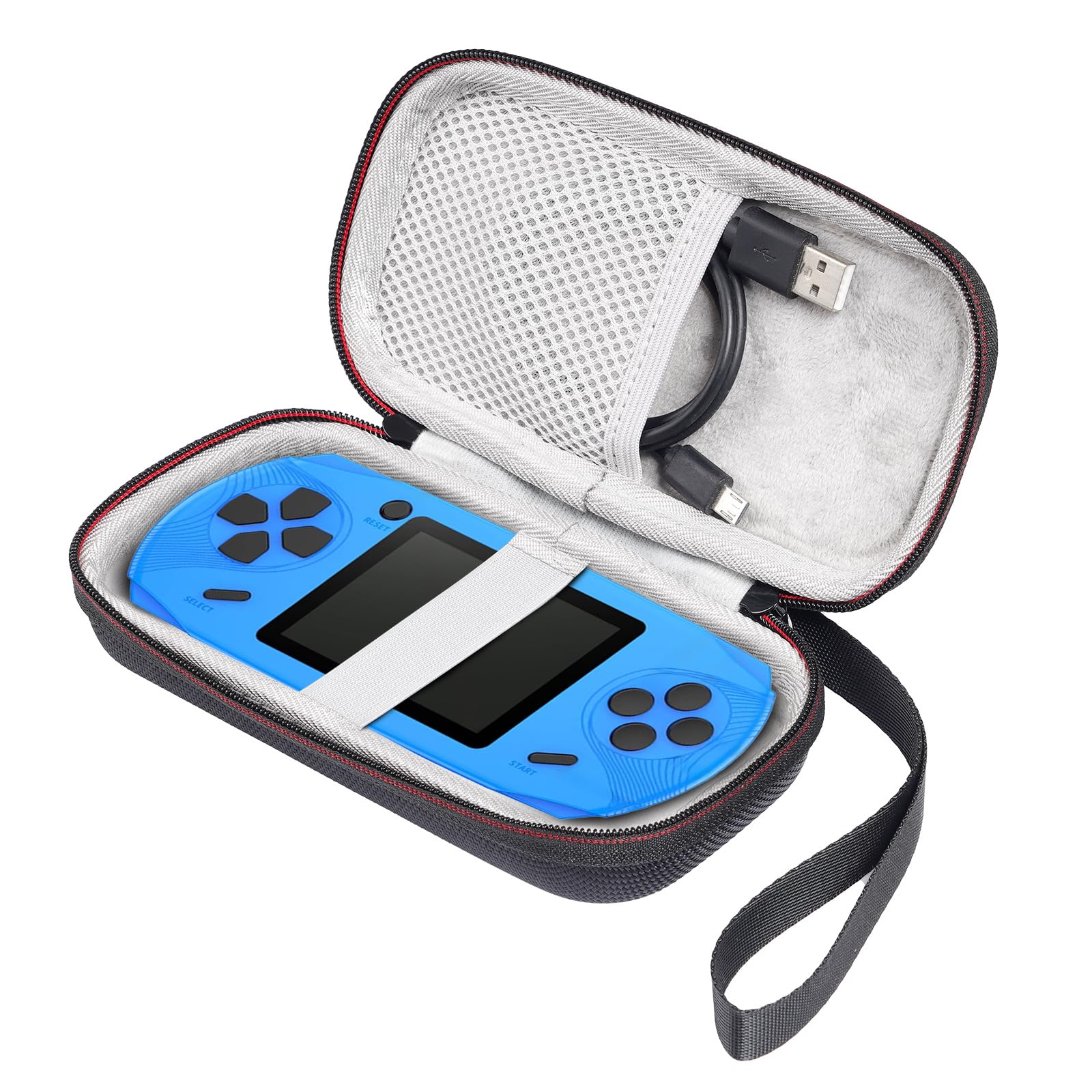 EVA Hard Carrying Case Shockproof Travel Storage Case with Mesh Pocket Hard Shell Case for Beijue 16 Bit/Beico/Tebiyou 3.0 Inch