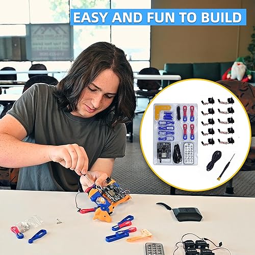 Miniatura 6 de Petoi Kit STEM de perro robot Bittle (construcción) - Kit de construcción de robot de codificación - Fuente abierta programable - Juguete educativo