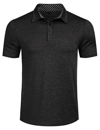 Button down collar golf polo shirts Clearance