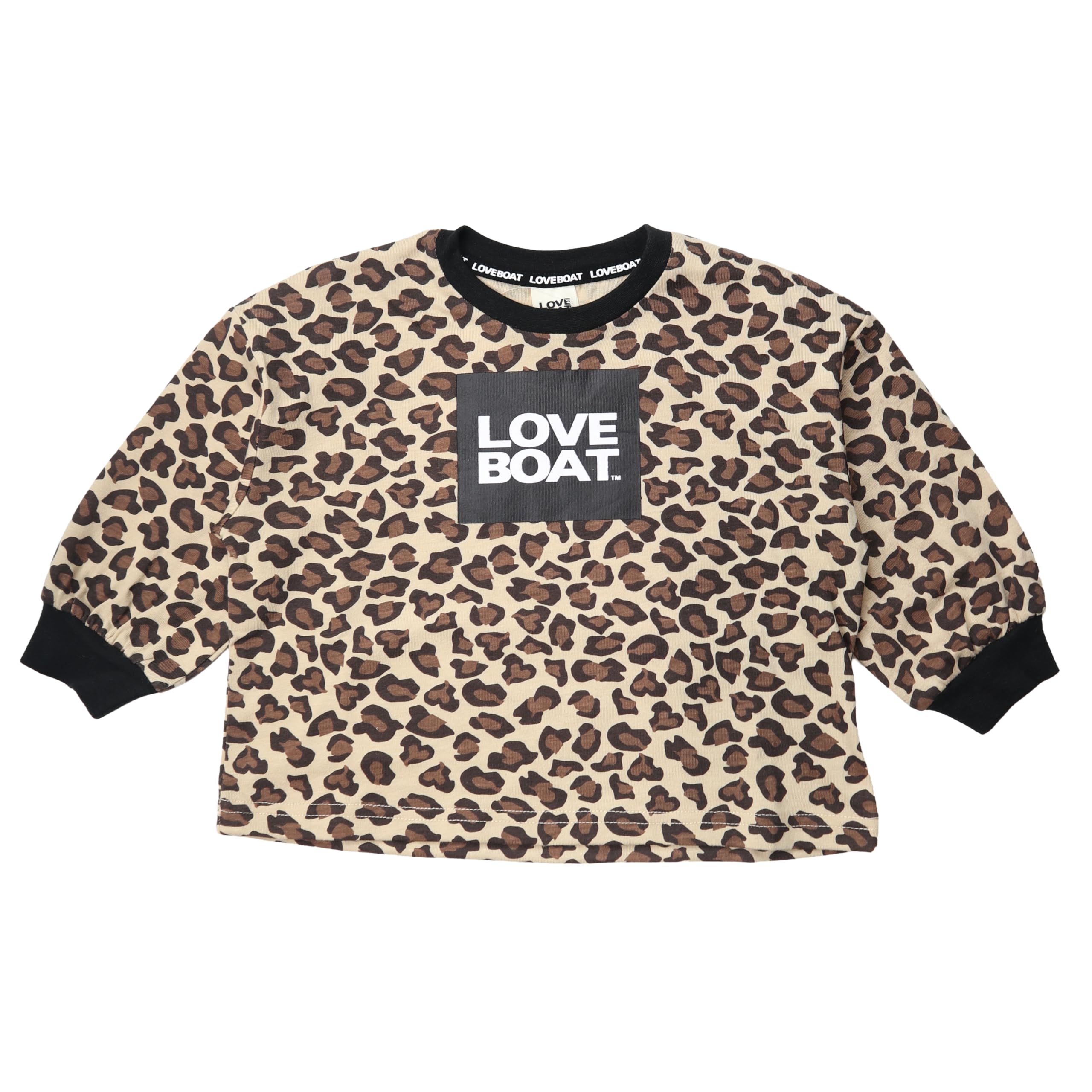 レオパード柄長袖Ｔシャツ 130