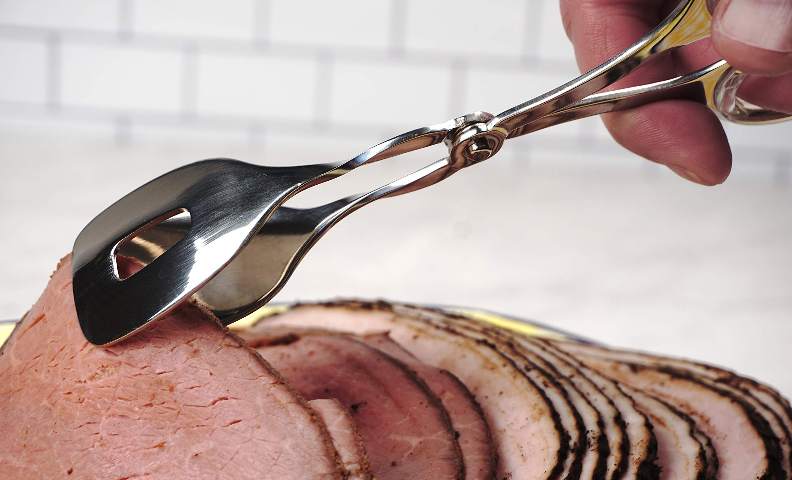 RSVP Chef Large Serving Salad Tongs Endurance Stainless Steel Kitchen Catering