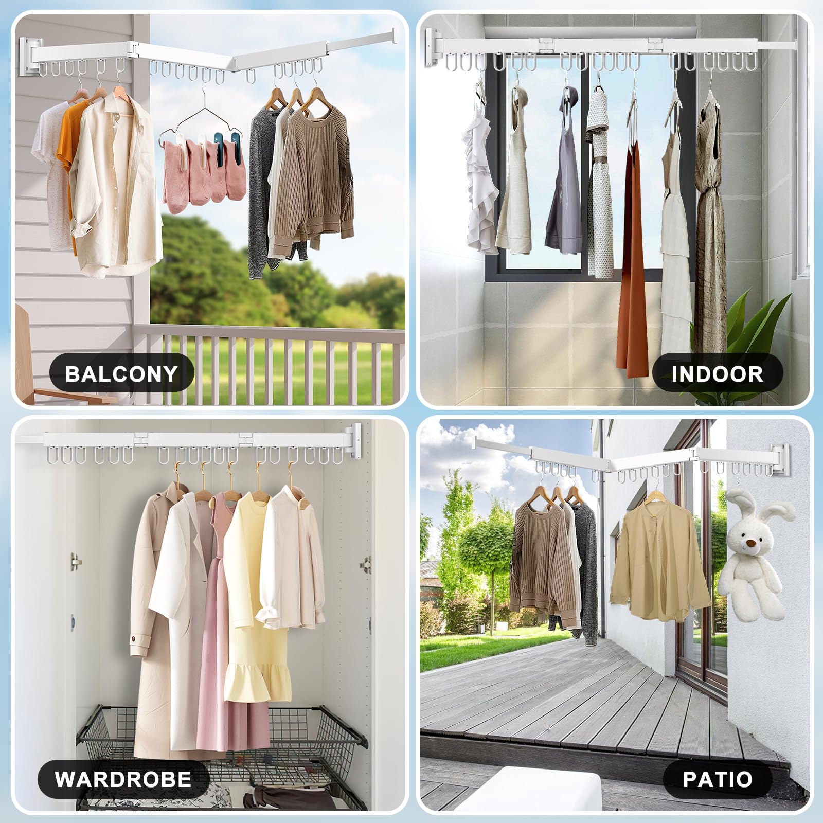 Small Spaces Small Laundry Hanging Rack Clothes Drying Rack Space