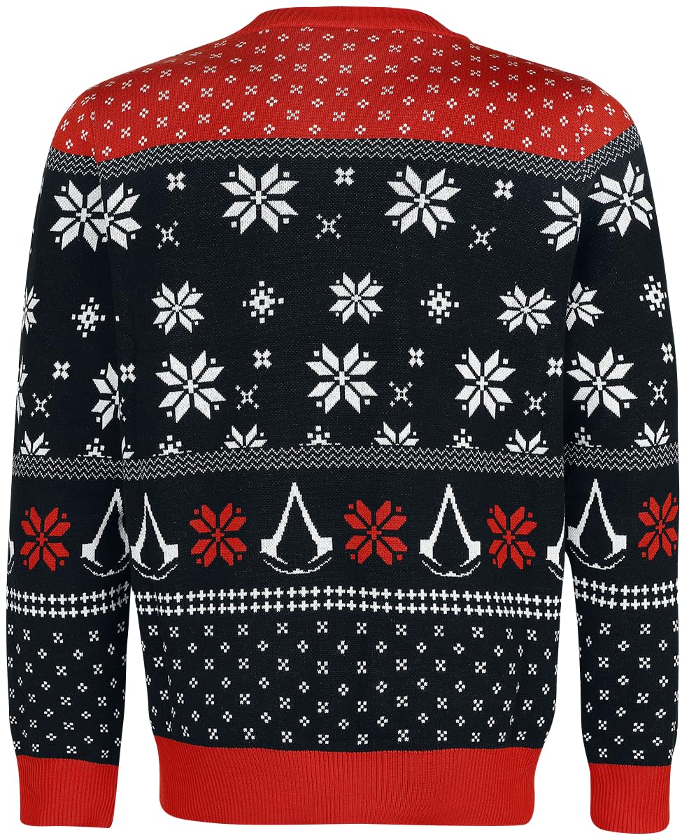 Assassin's Creed Christmas Jumper Uomo Christmas Jumper Multicolore L