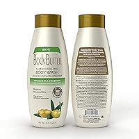 Vista 2 de Gel de baño súper hidratante con aceite de oliva y manteca de karité sin sulfato - 16.5 oz