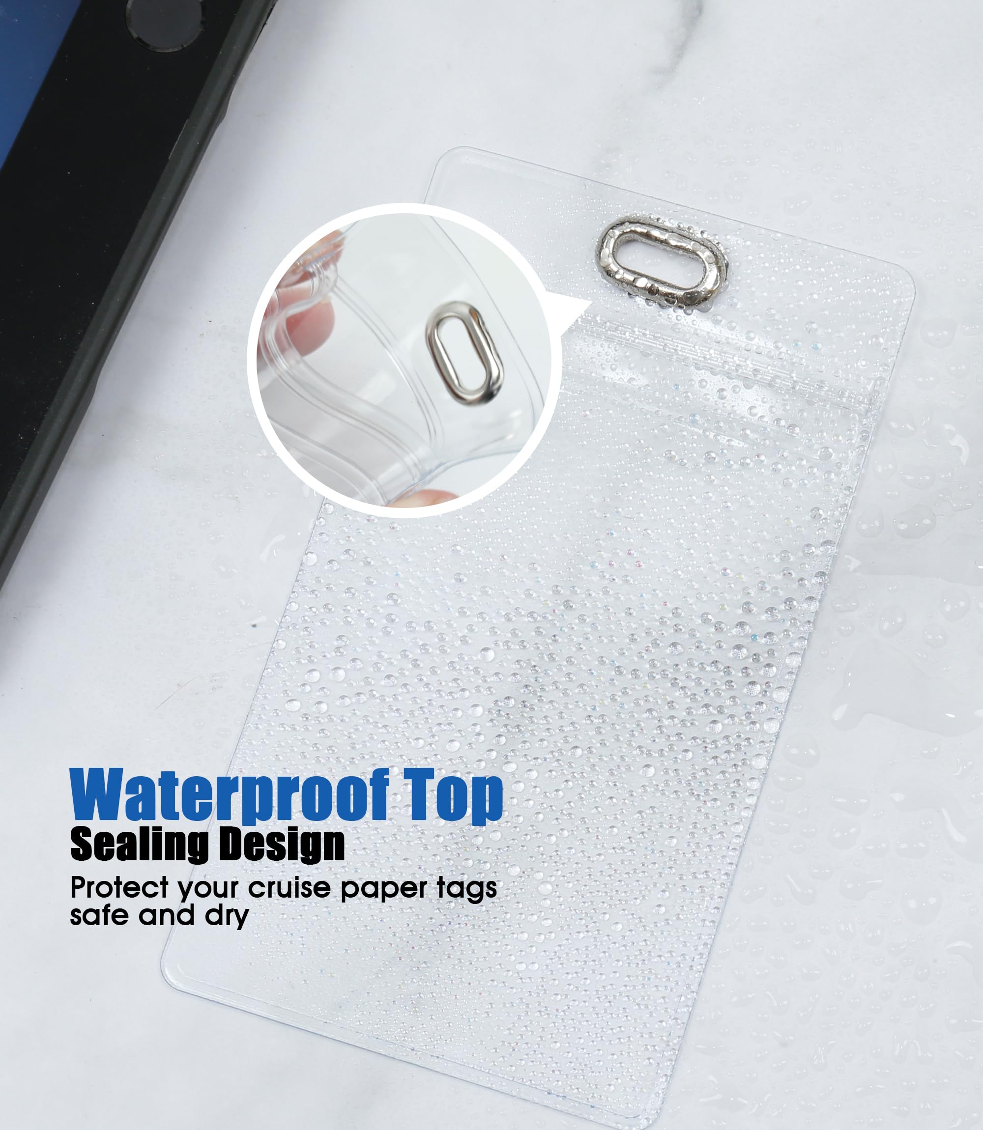 Robuster Ausweishalter – extra Metallring, vertikal, 12 x 6,7 cm, passend für die meisten Ausweis-Clips, Halter für Pokemon, Sport, Spielkarten, 100 Stück