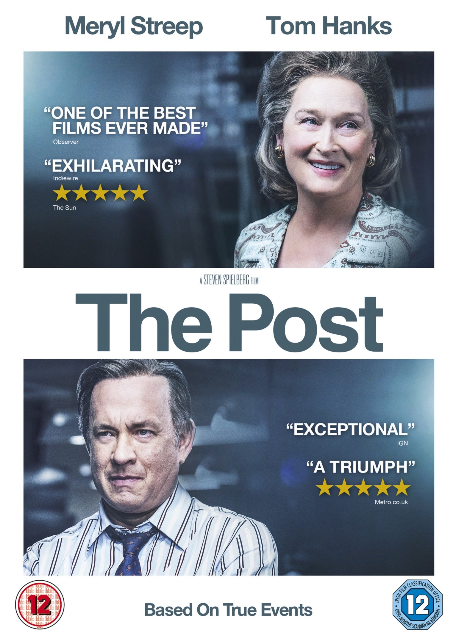The Post DVD (2018) Meryl Streep, Spielberg (DIR) cert 12 - UNPLAYED