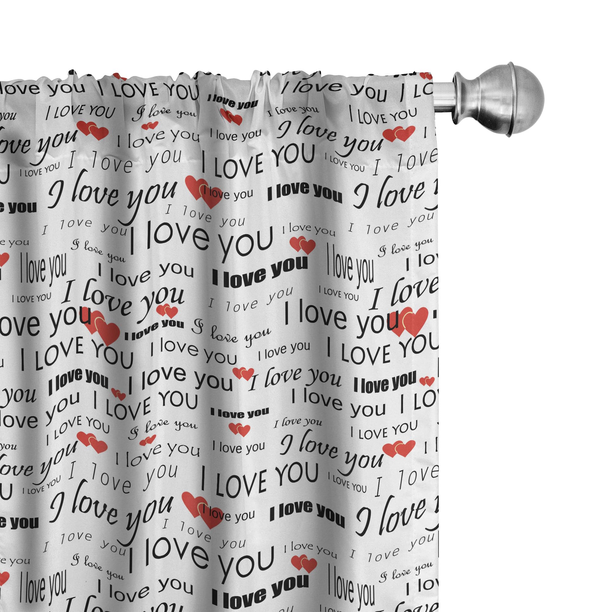 ABAKUHAUS Vintage Rose Tenda a Pannello Set di 2, Pastello