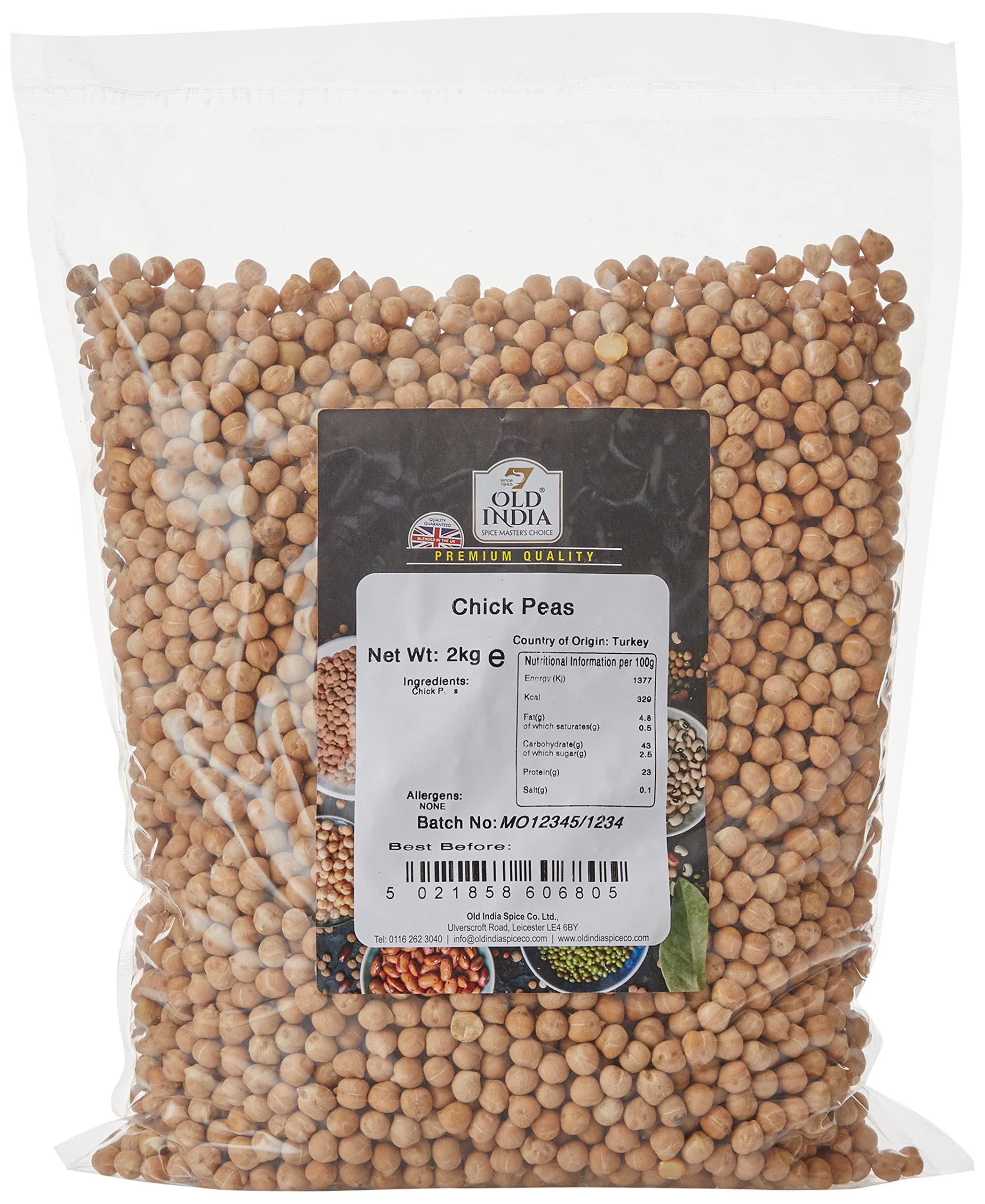 Old India Chick Peas 2kg