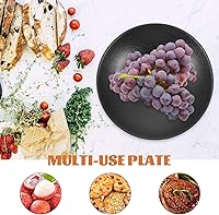 Vista 8 de Hemoton Cuenco de cerámica para frutas o cuenco de pedestal decorativo para decoración de mesa, soporte para frutas y verduras para encimera