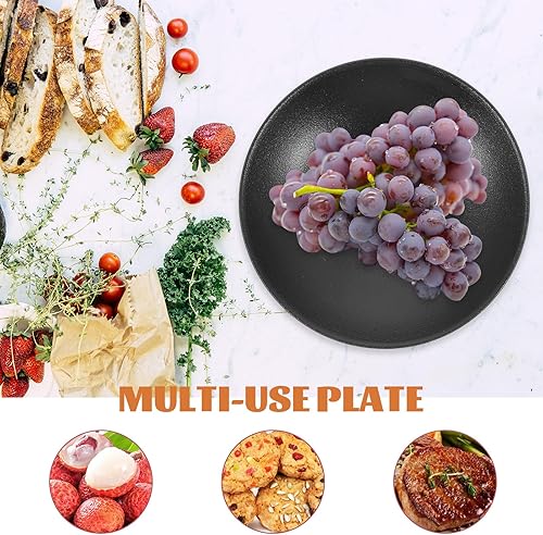 Miniatura 8 de Hemoton Cuenco de cerámica para frutas o cuenco de pedestal decorativo para decoración de mesa, soporte para frutas y verduras para encimera de