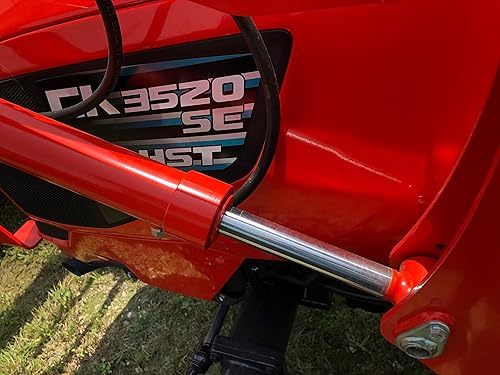 Miniatura 5 de Durafit cubre asientos, compatible con tractores KIOTI serie CK, DK y NS CAB SÓLO, asiento de suspensión de gramática. Asiento de vinilo de dos