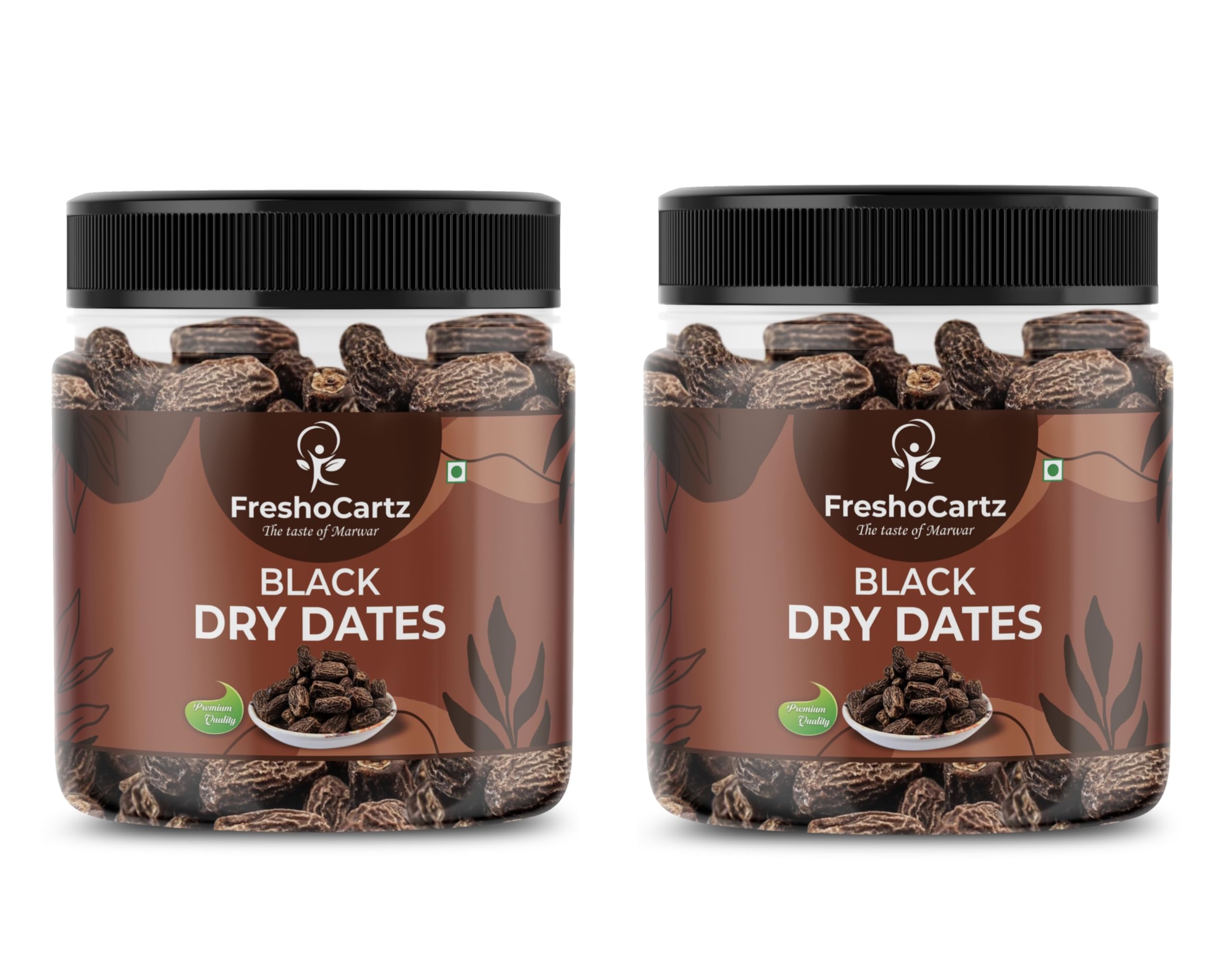 FreshoCartz Black Dry Dates | Dry Chuhara | Kali Kharak | Khajur | Chuara | Kharek | Brown Dates | Freshs Dates - Jar Pack (Dried Dates, 250gm (Pack of 2)) (B0D5WFT9GT) Amazon Price History, Amazon Price Tracker