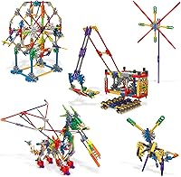 Vista 2 de KNEX Set Deluxe de 80 modelos con bolsa reutilizable - Kit de construcción STEM, juguete de construcción para niños, juego creativo, para niños a