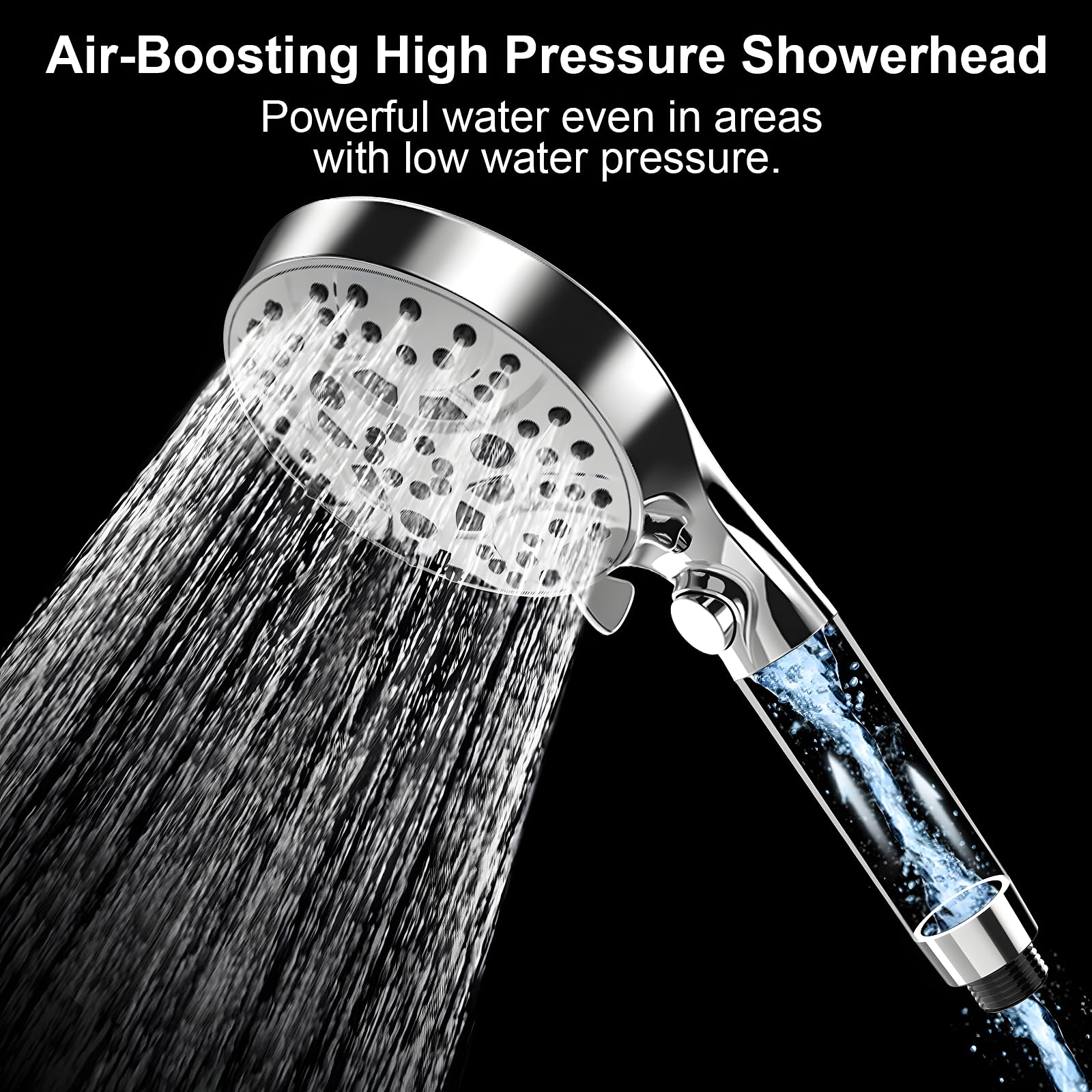 Pommeau De Douche Haute Pression, économique En Eau, Anticalcaire, Cinq