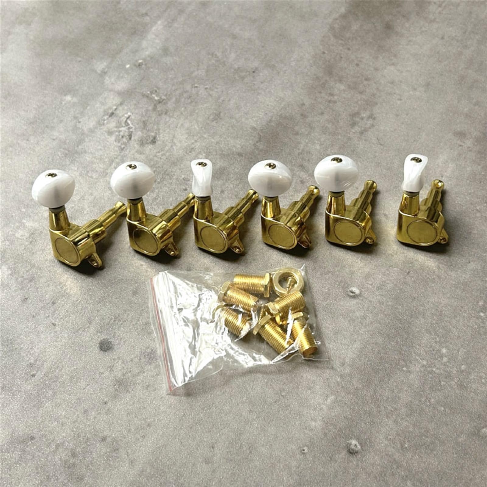 Manopola Per Corde Per Chitarra Elettrica In Oro Per Accessori Di Aggiornamento ST/TL Parti Avvolgitore Per Corde Vite(Small square handle)