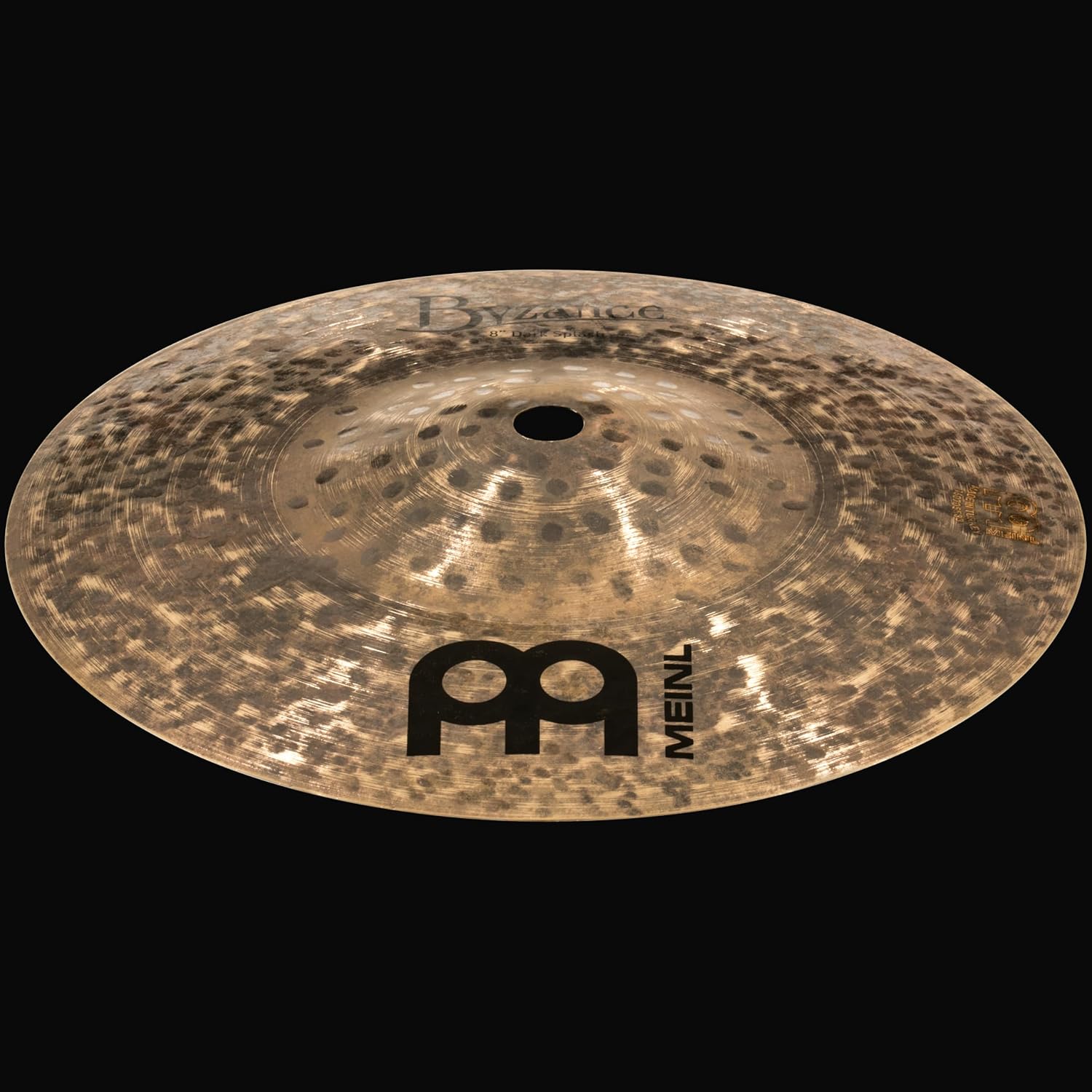 Byzance Dark 8" Splash — MADE IN TURKEY — Hand Hammered B20 Bronze, 2-YEAR WARRANTY