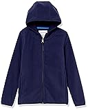 Amazon Essentials Chaqueta de Forro Polar con Capucha y Cremallera Completa Niño 3 años Azul Marino