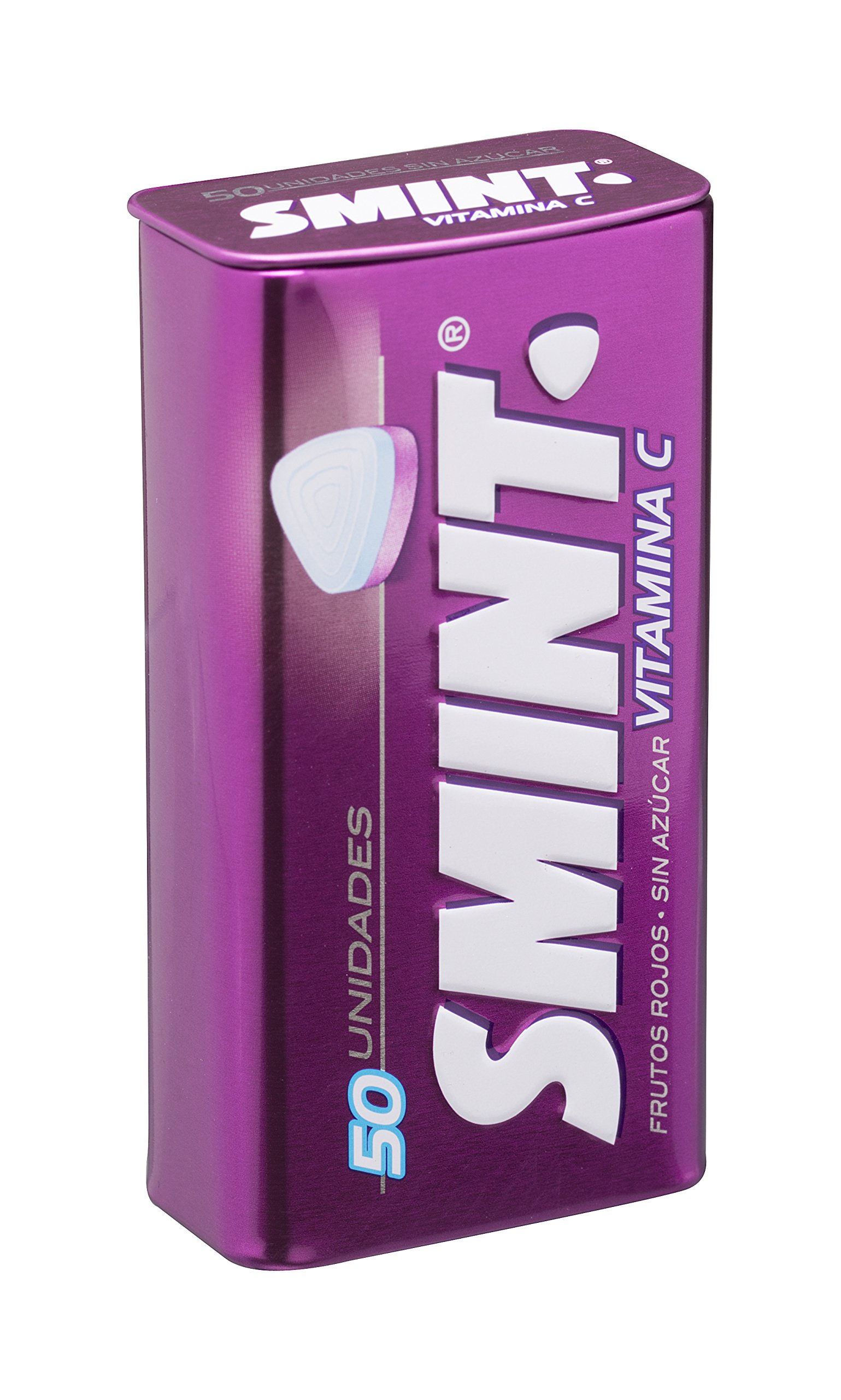 Smint Tin Frutos Rojos Caramelo Comprimido Sin Azúcar 12 unidades 35 gr