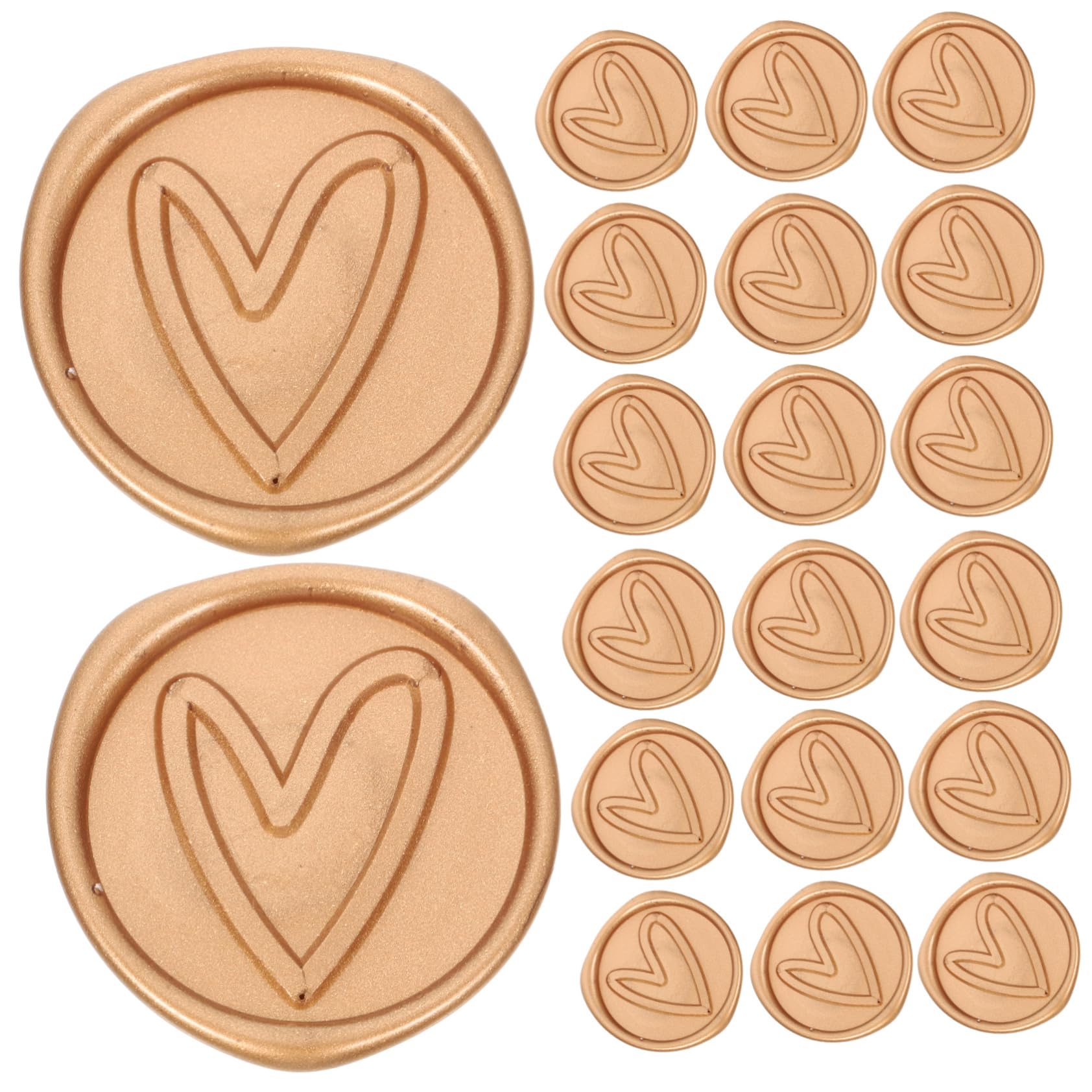 3 Sets Herzmuster Wachssiegelaufkleber Selbstklebende Siegelset Briefmarken Für Hochzeit 50 Stück * 3
