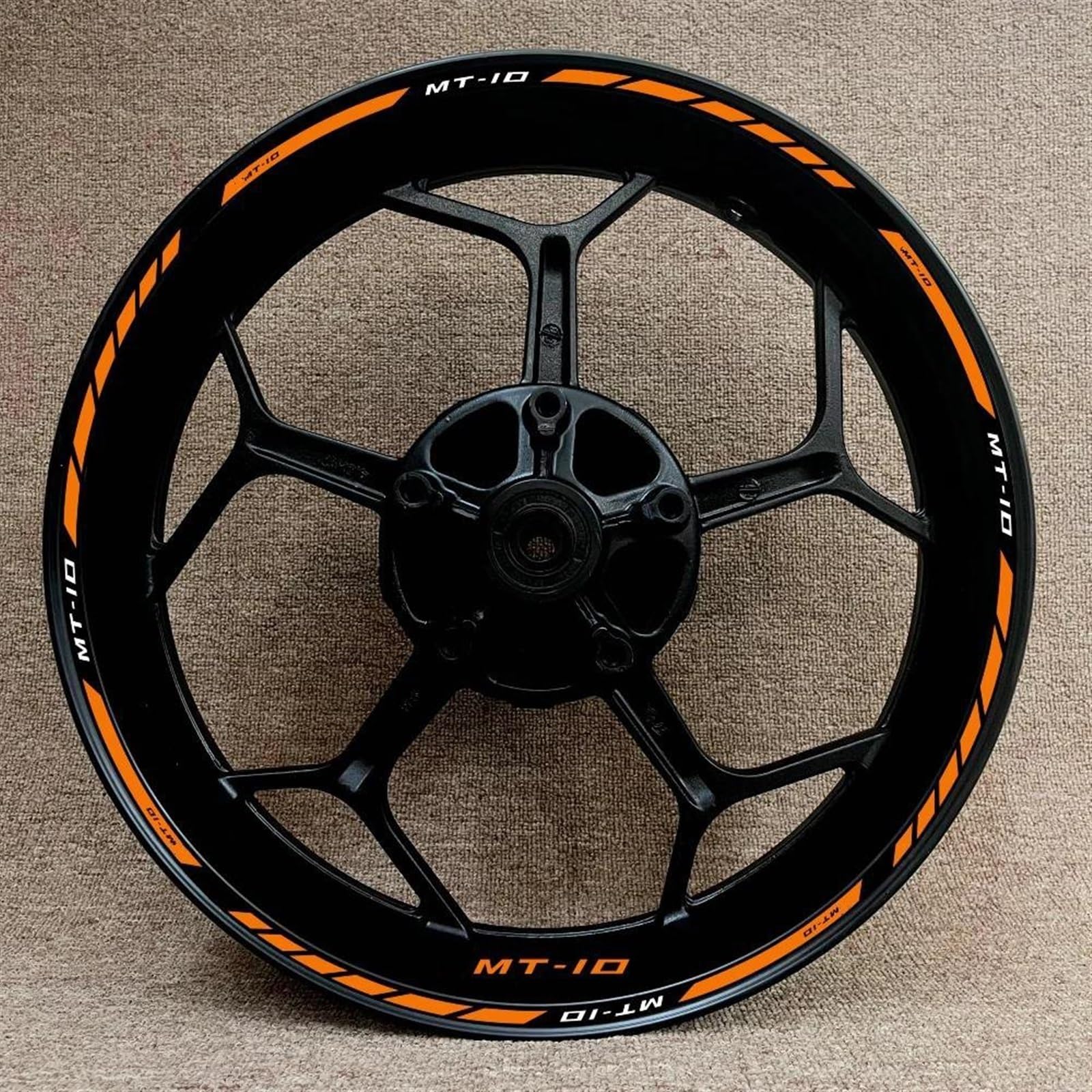 Stickers Motorcycle Stickers Reflective Wheel Rim for MT-10 MT10(Style 10)