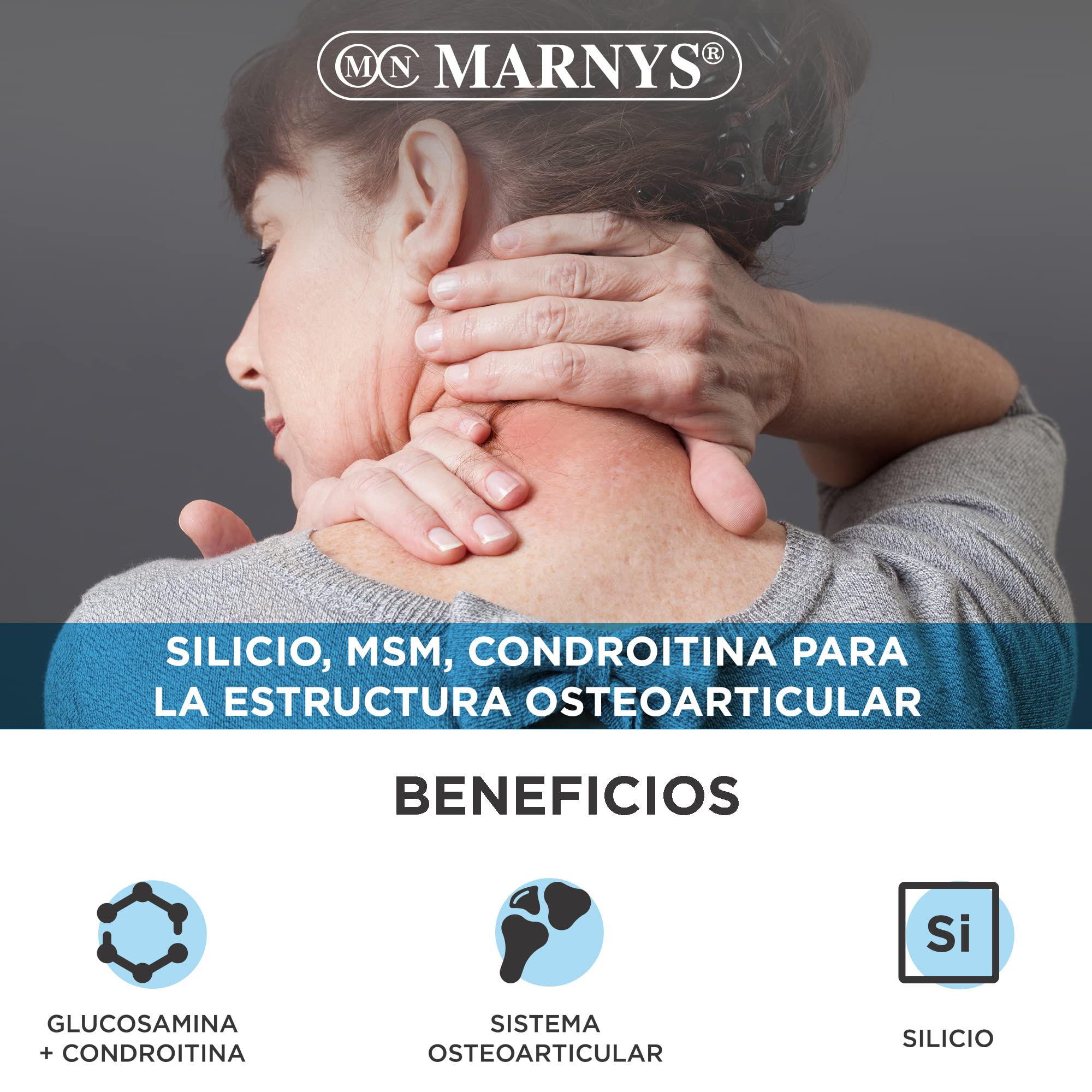 Marnys Siflex Silicio Biodisponible, Colágeno Marino y MSM 500 ml