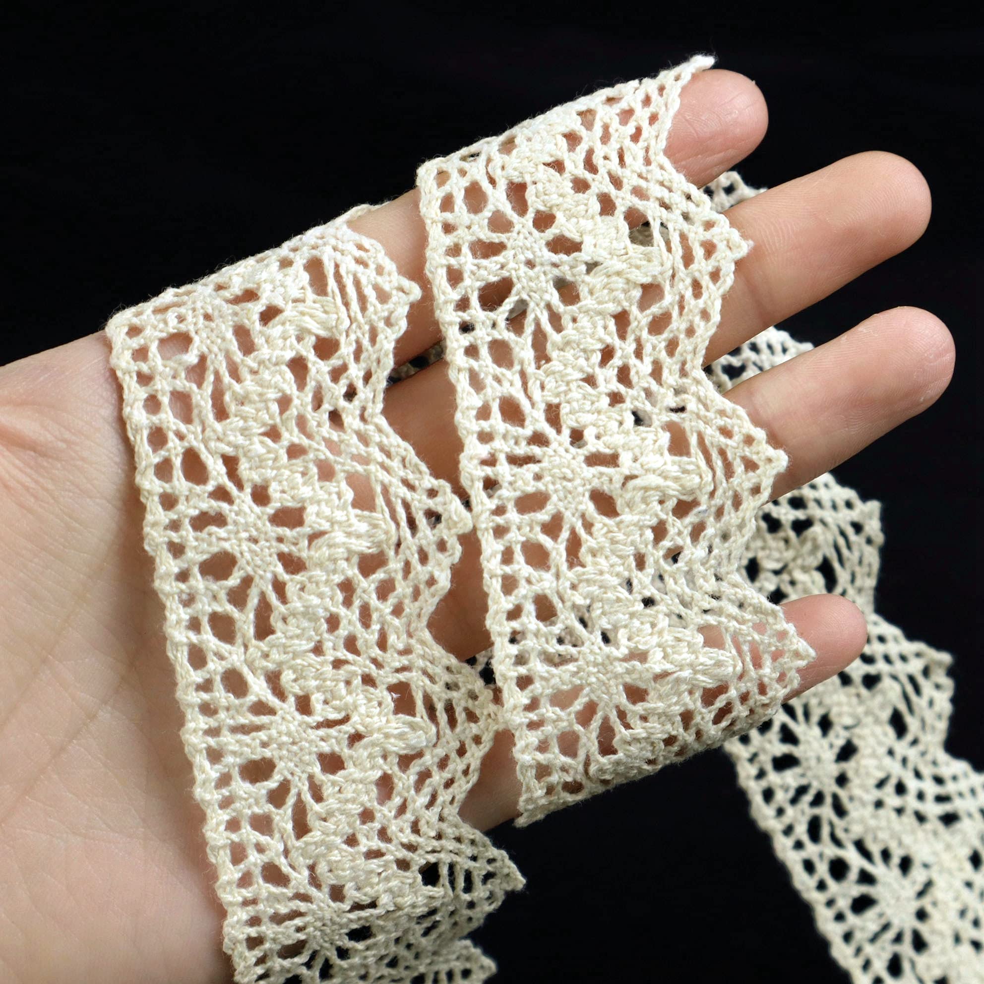 Thread By Thread Lace Crochet Thread Lace Pattern Handmade Crochet Lace High Quality Trim
