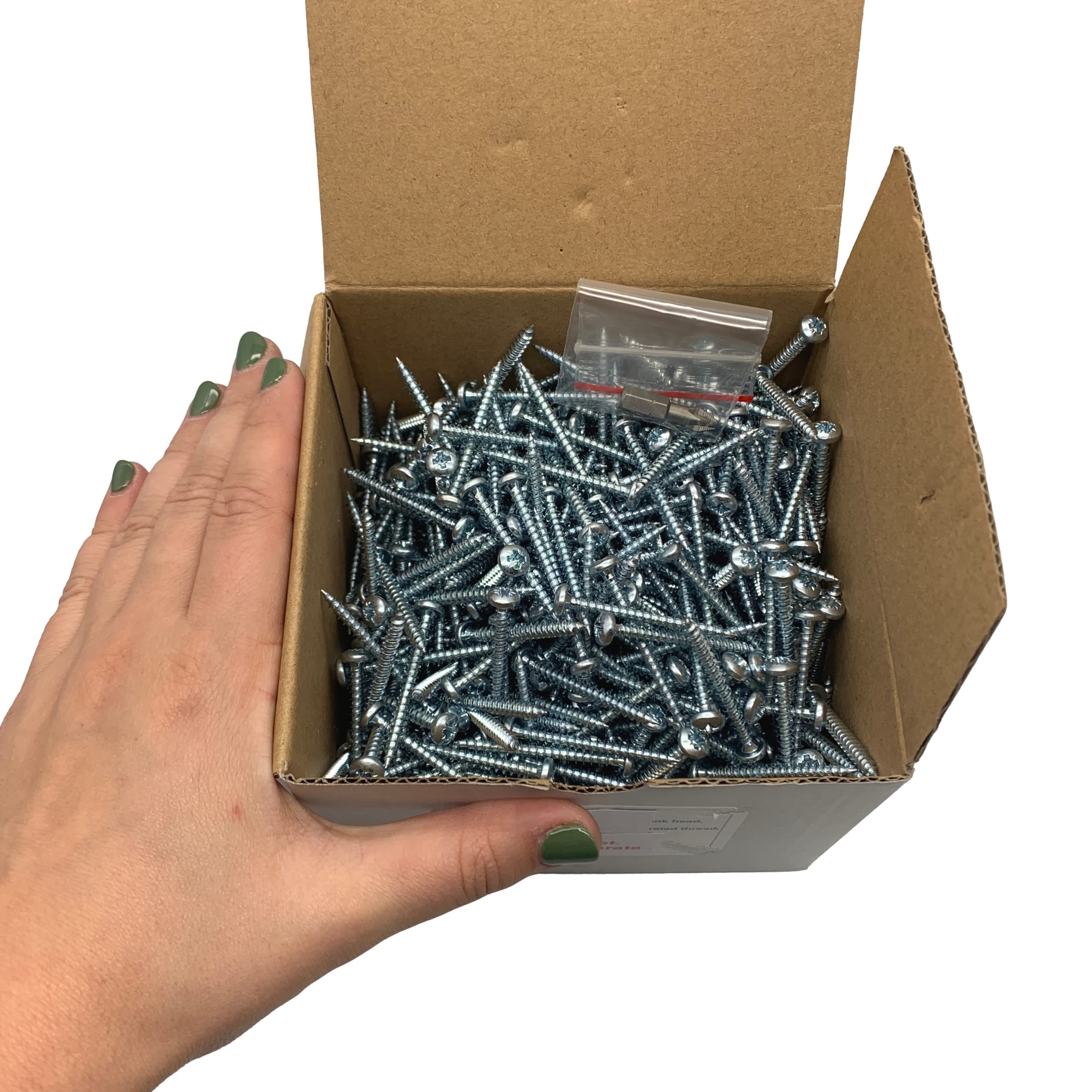 (opakowanie 600 szt.) DIN 7981 stal ocynkowana 4,0 x 40 mm, śruby do płyt wiórowych z łbem patelni, uniwersalna śruba z napędem Pozi (600, 4,0 x 40 mm)