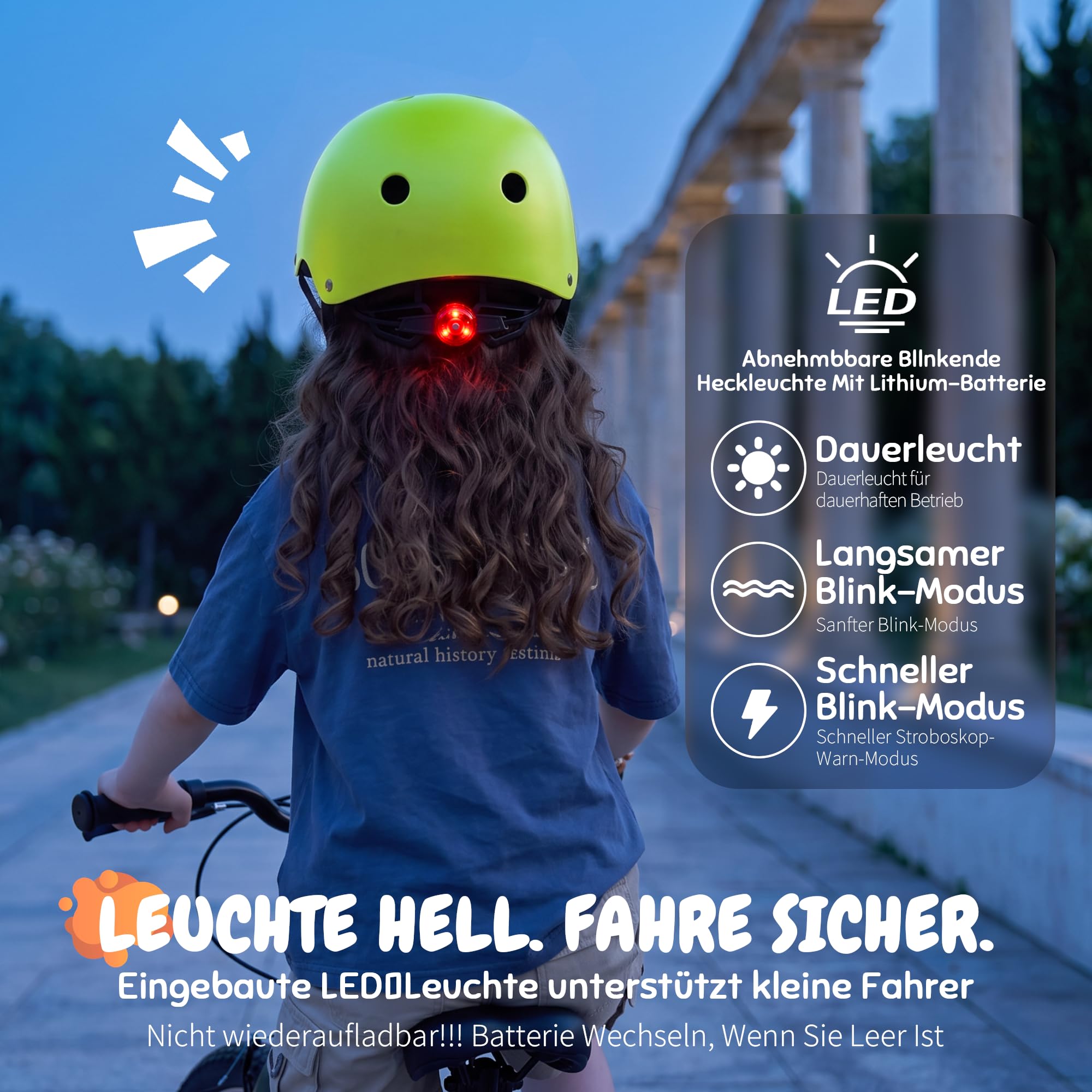 Casque de vélo pour enfant - Sécurité et confort pour 5-8-10-14 ans