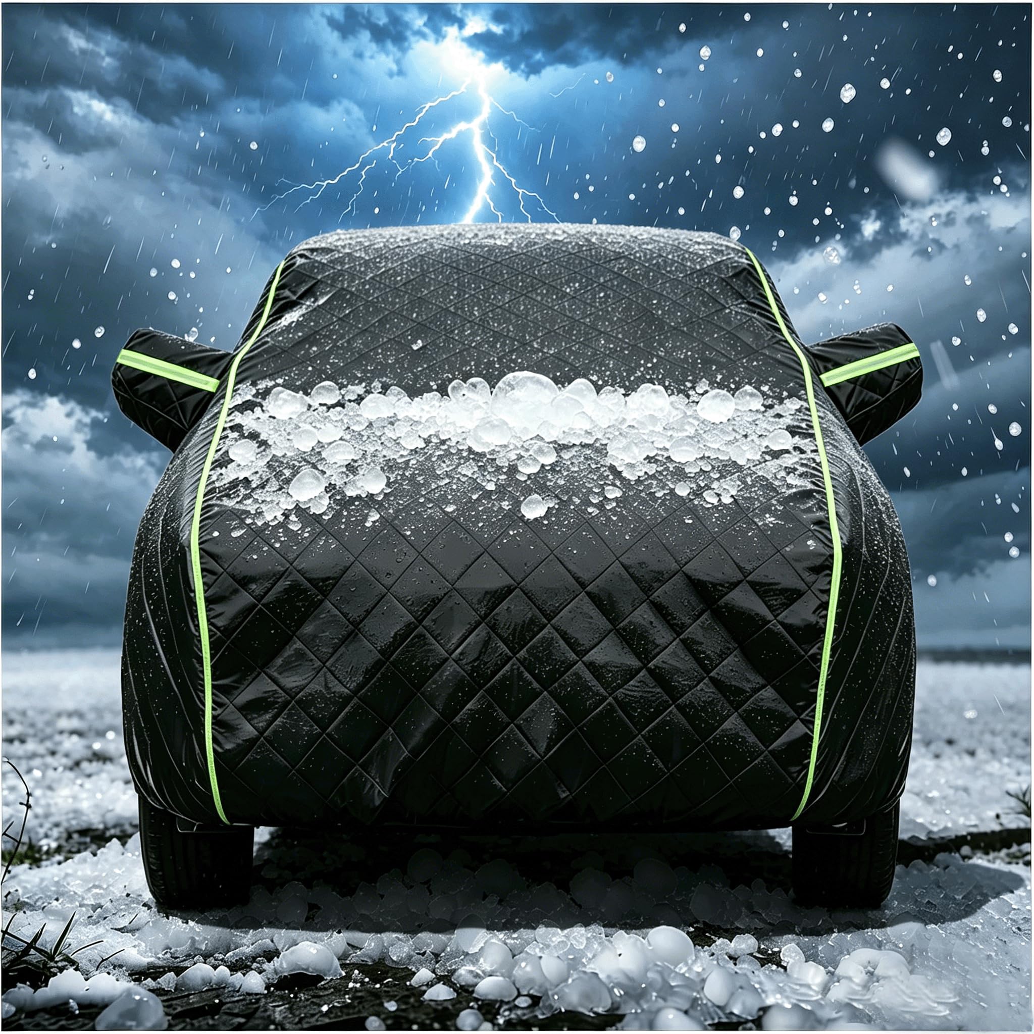 Bache Voiture Exterieur Anti Grele pour Renault Clio 6 (2025 2026) Hatchback,Housse de Protection Anti-grêle,Anti UV Neige Pluie pour Tous Temps Extérieur Anti-PoussièRe xyzm