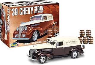 Revell 14529 '39 Chevy Sedan Delivery 1:24 Scale 97-Piece Skill Level 4 Model Car Building Kit, Blue,Clear,White
