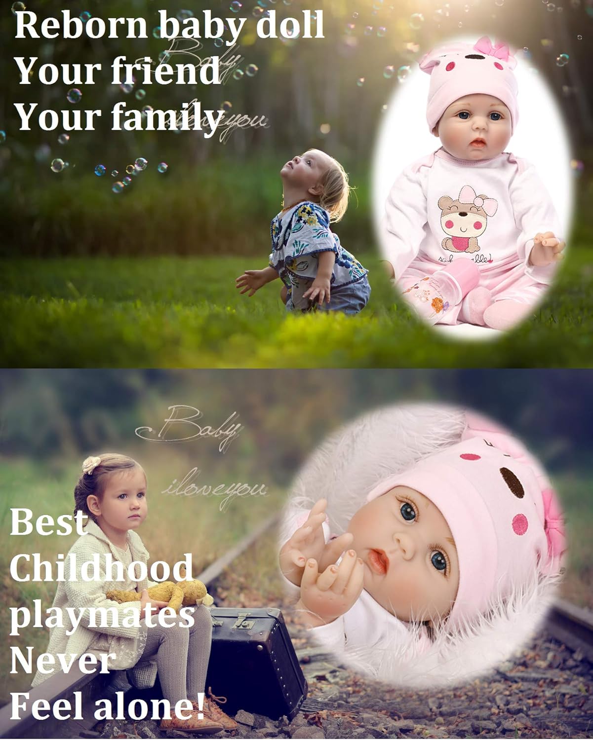 Lіmіtеd Dіѕсоunt Weighted Body Reborn Baby Dolls Girl Vinyl Silicone Handmade Real Life 22 Inch Newborn Baby Doll