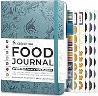 Vista 31 de Clever Fox Diario de Comida de Bolsillo - Diario de Comidas Diario, Planificador de Comidas para Llevar un Control de Calorías y Nutrientes