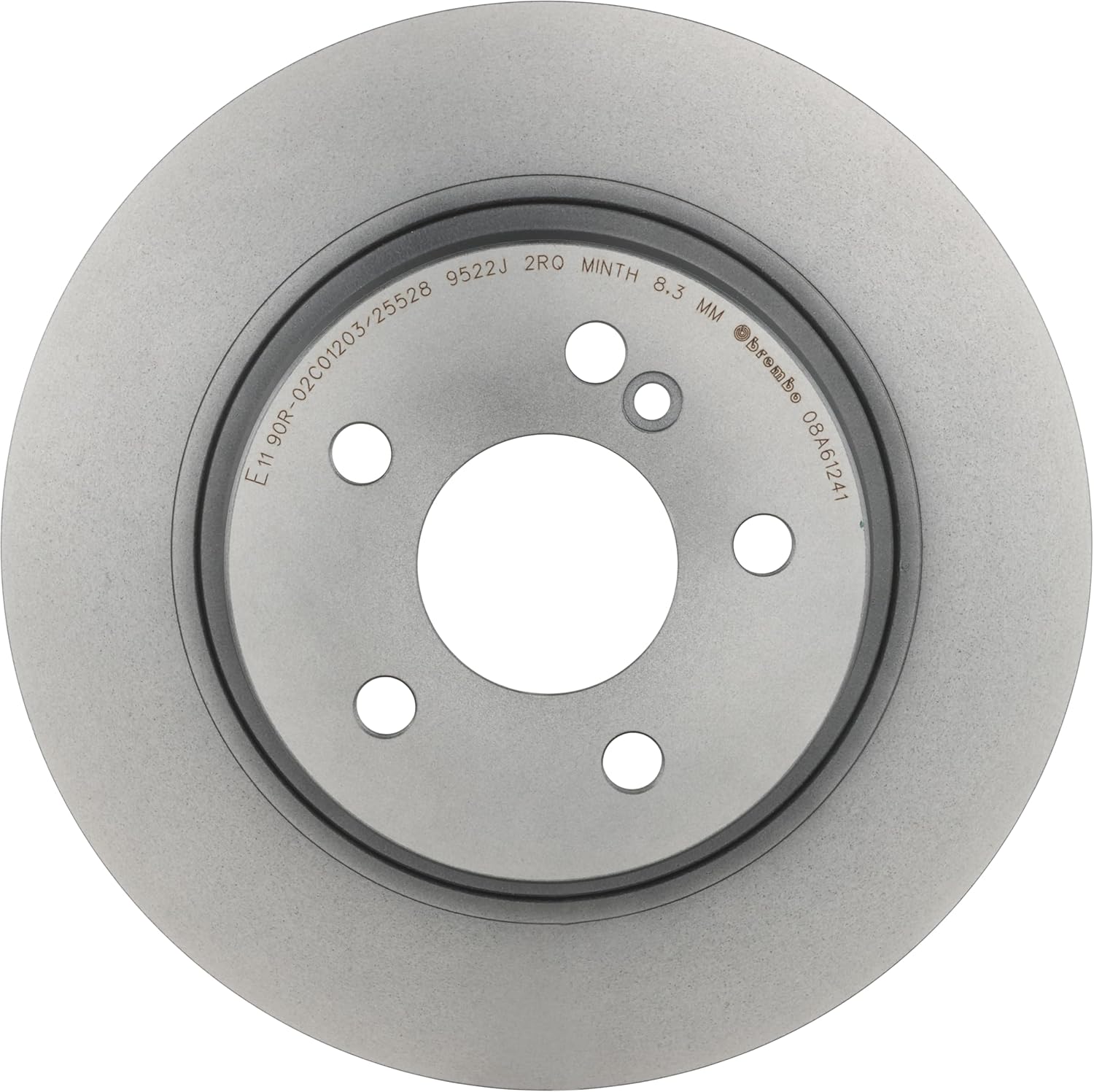 Brembo 08.A612.41 UV Coated solid Rear Brake Rotor MERCEDES-BENZ/MERCEDES-BENZ (BBDC) OE# A2044231512