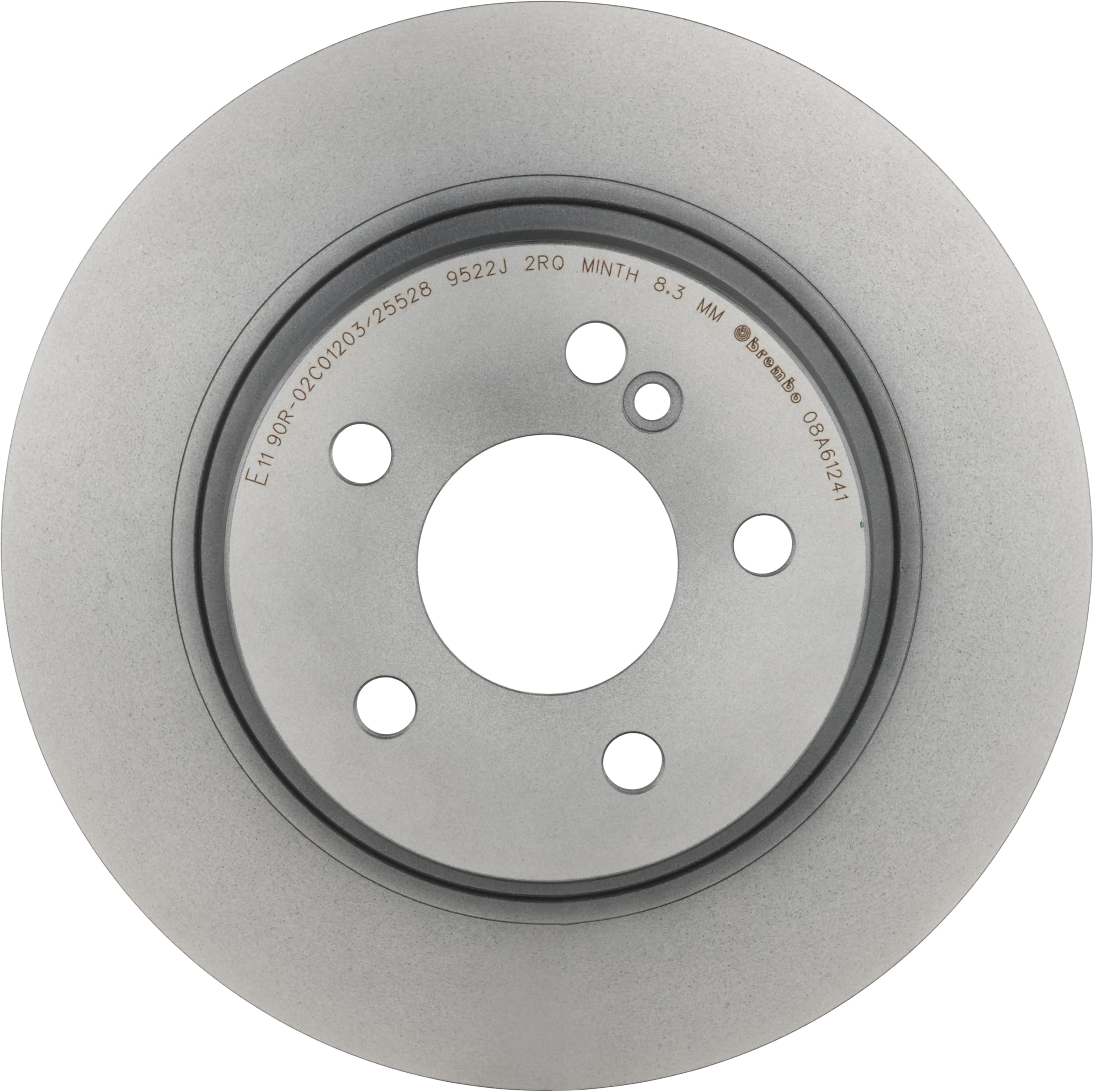 Brembo 08.A612.41 - Disco Freno con Verniciatura UV (Set di 2) - Posteriore