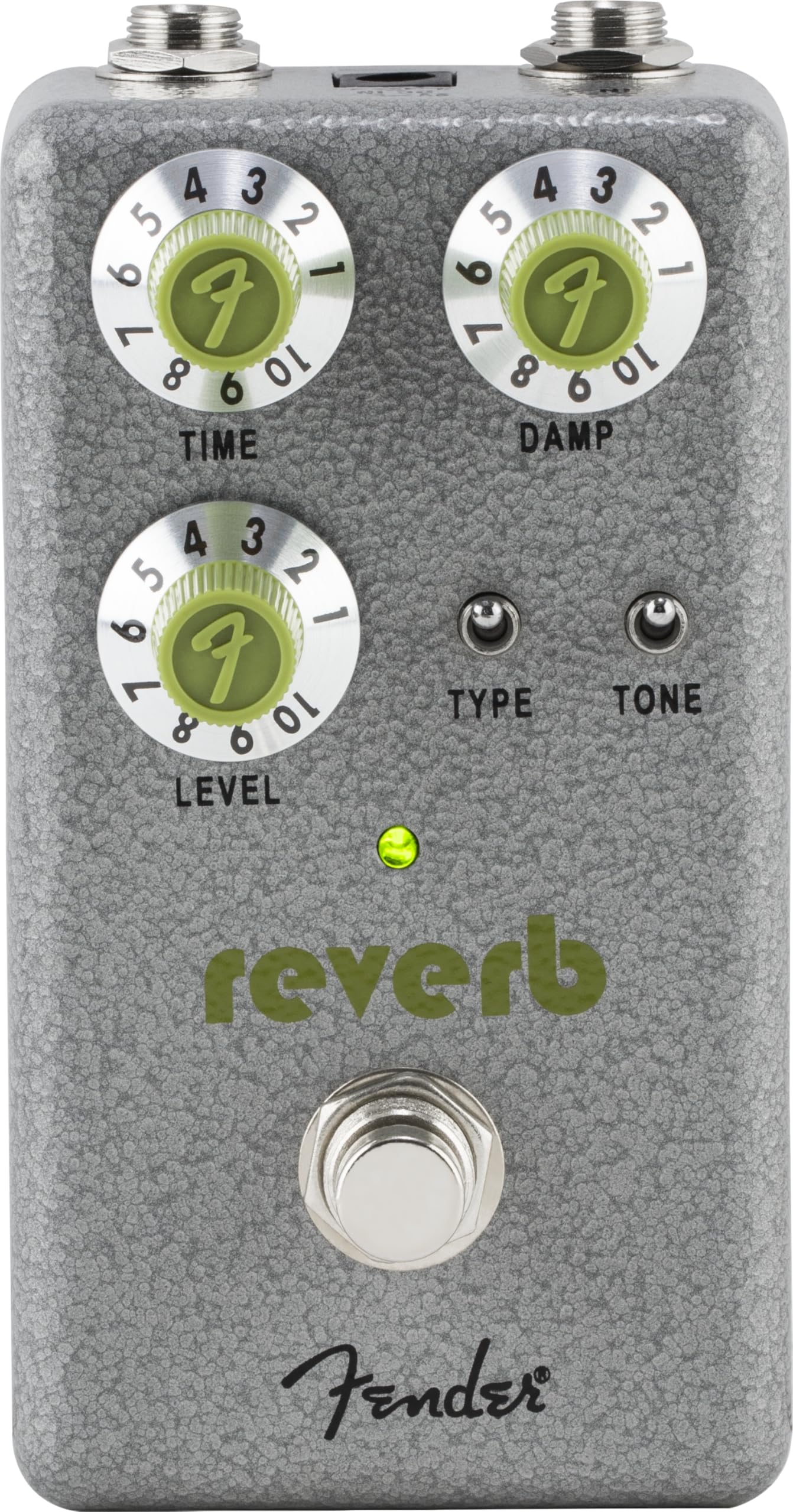 Fender Hammertone Pedale Reverb per Chitarra, 3 ModalitÃ Reverb, True-Bypass, Adatto a Live e Studio, Design in Alluminio Resistente
