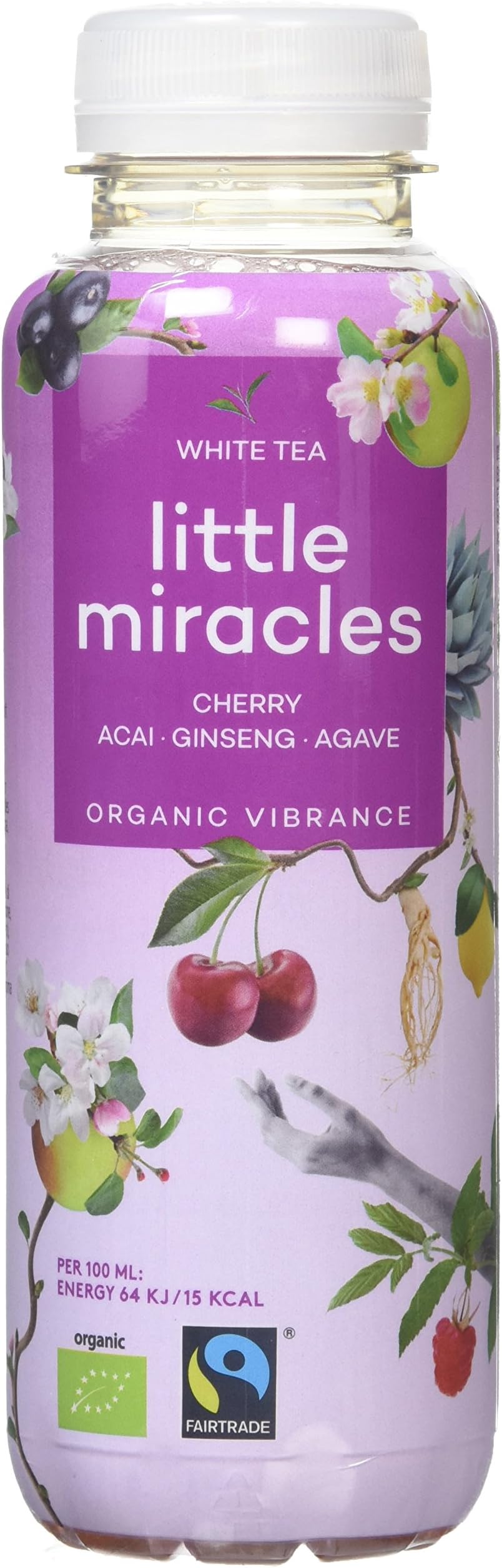 Little Miracles Organic White Tea Energy Drink 330 ml (Pack of 6)