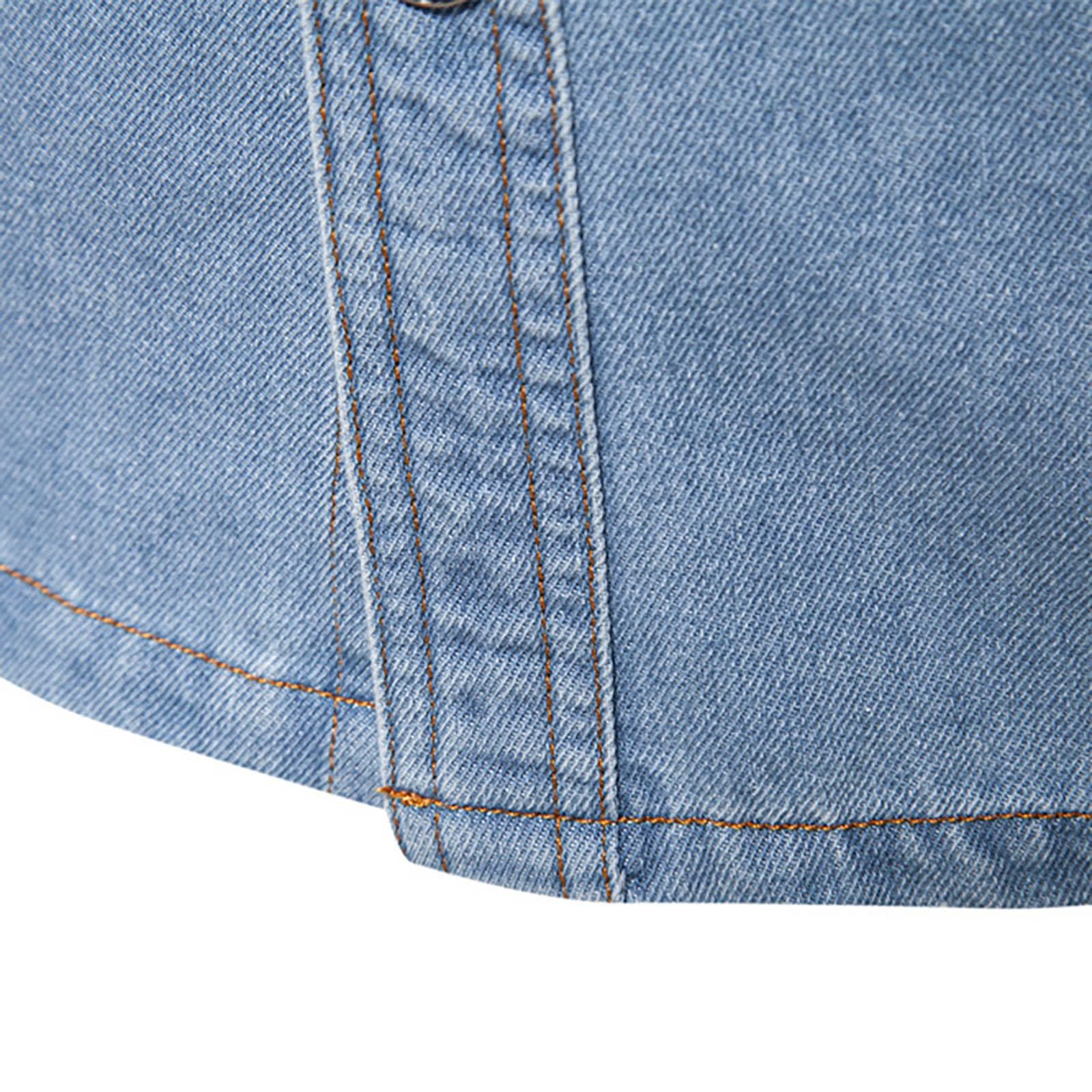 Camicie Jeans Uomo, Camicia Denim Jeans Uomo, Camicia In Denim Maniche Lunghe Business Casual Shirt In Jeans Uomo Camicie Vintage Vestibilità Normale Camicia Uomo Slim Fit No Stiro Camicia Uomo Estiva