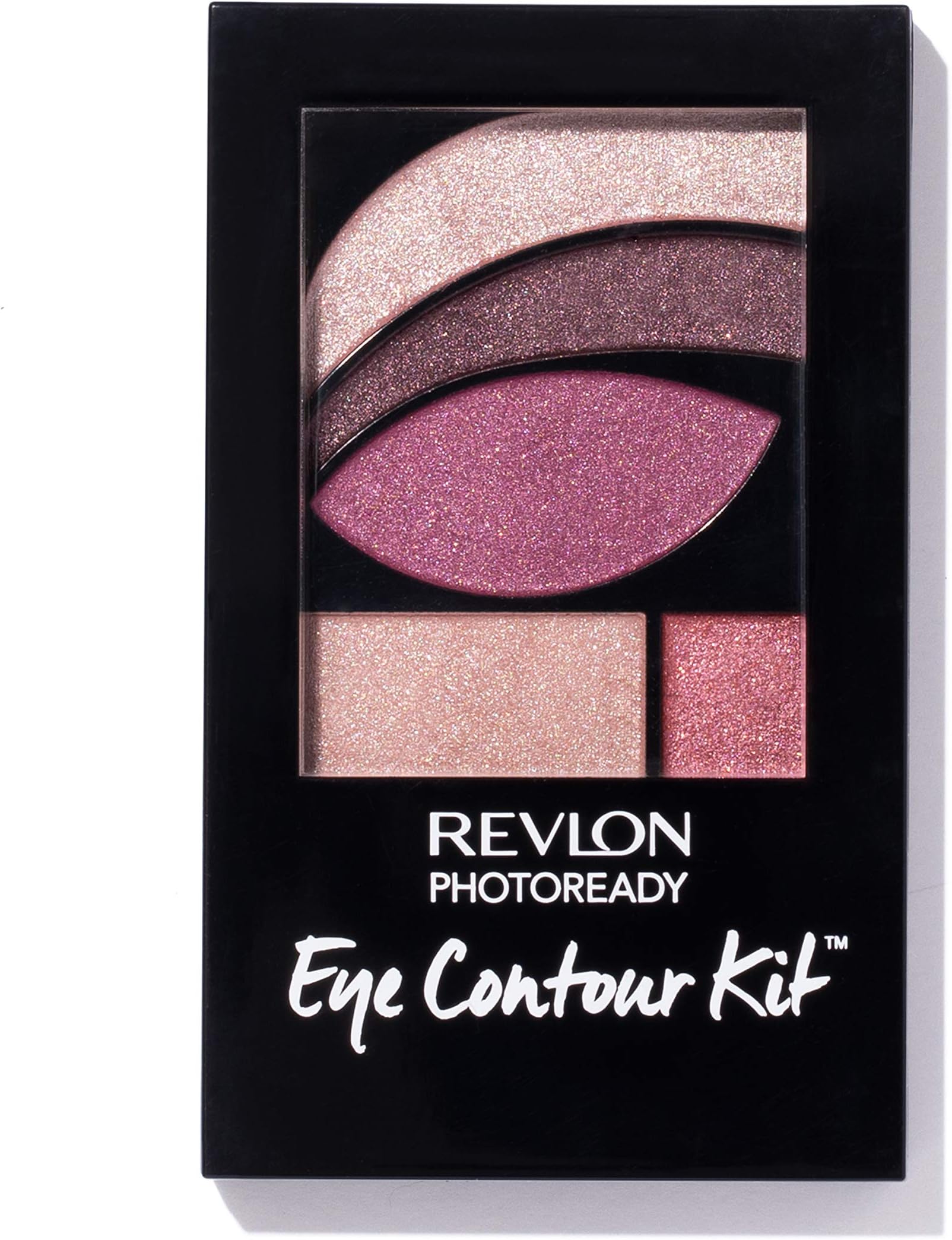 PhotoReady Eye Contour Kit, Eyeshadow Palette with 5 Wet/Dry Shades & Double-Ended Brush Applicator, Romaticism (540), 0.1oz