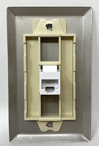 Miniatura 3 de RiteAV Placa de pared decorativa, 1 entrada, Cat6