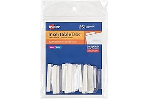 Avery Index Tabs for Easy and Organized Referencing