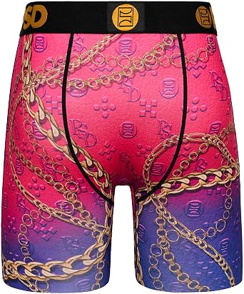 PSD Men's Bright Luxe Boxer Briefs, Multi, XL