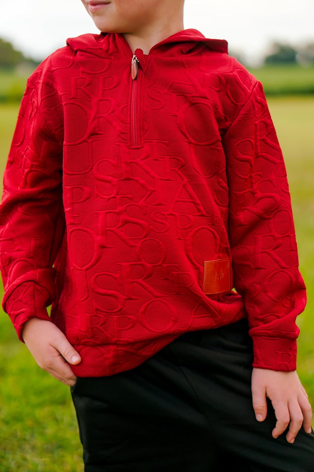 Boys Sweatsuit Clothes Long Sleeve Hald Zip Hoodie Sweatshirt Pant Set Size 6-12 - Image 3