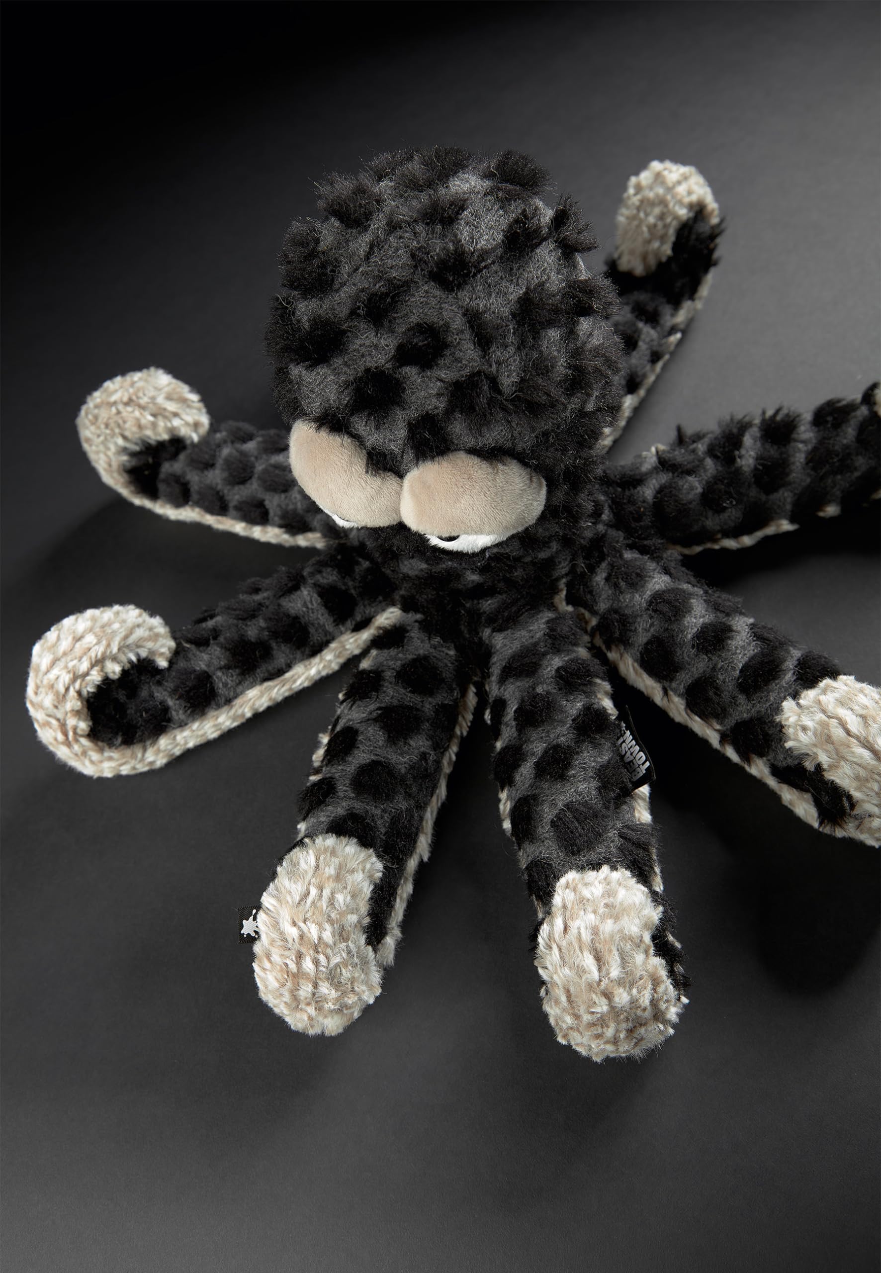 SIGIKID 39638 Deep Water Dandy BeastsTown Oktopus für Mädchen Jungen und Erwachsene Kuscheltier empfohlen ab 2 Jahren Grau-Schwarz/Oktopus
